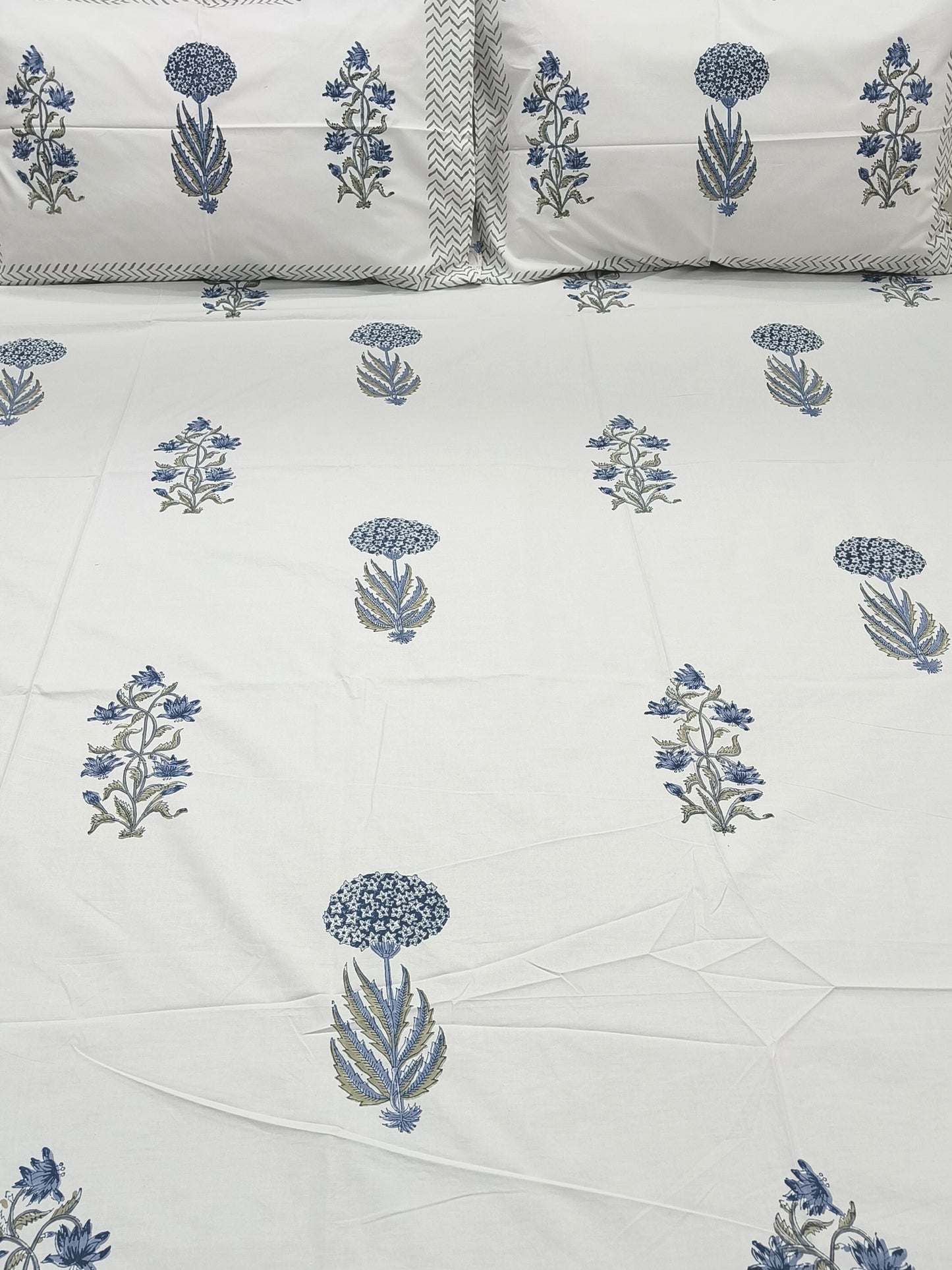 Handblock Printed Premium Bedsheets