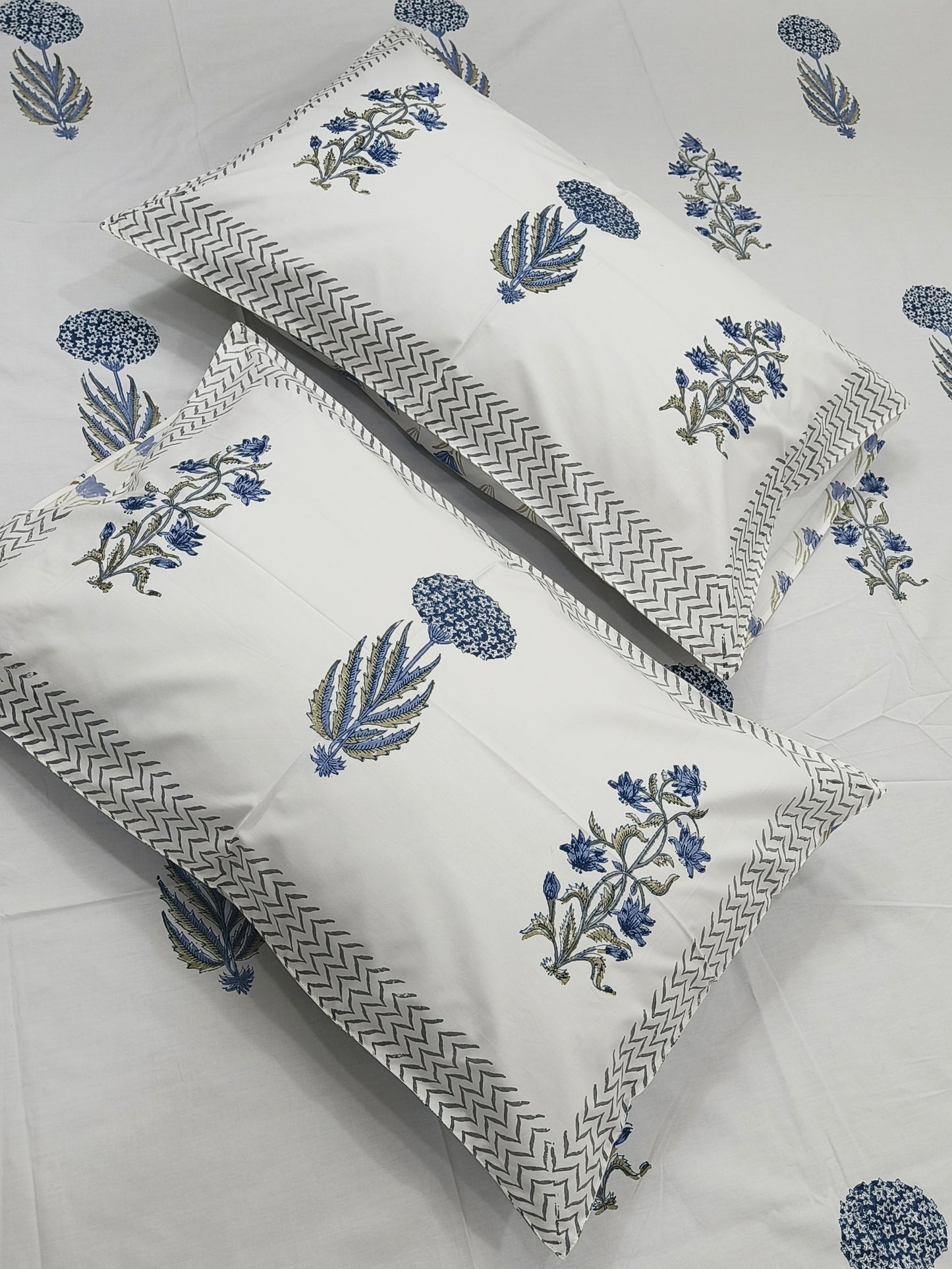 Handblock Printed Premium Bedsheets