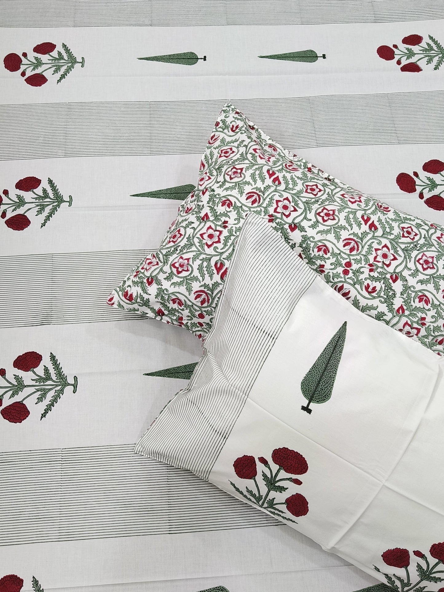 Handblock Printed Premium Bedsheets