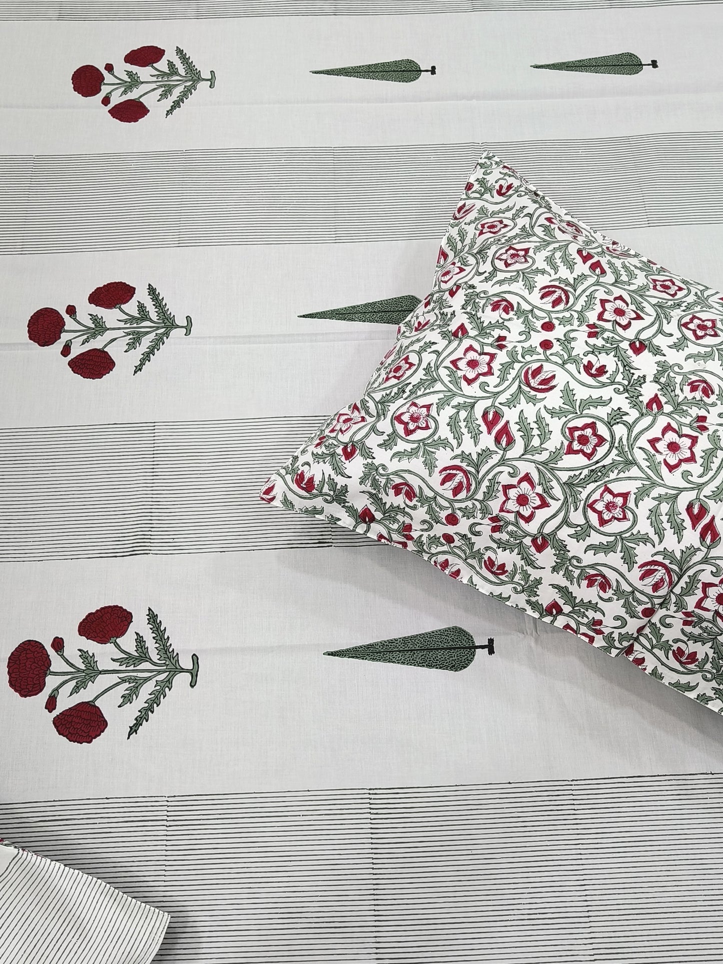 Handblock Printed Premium Bedsheets
