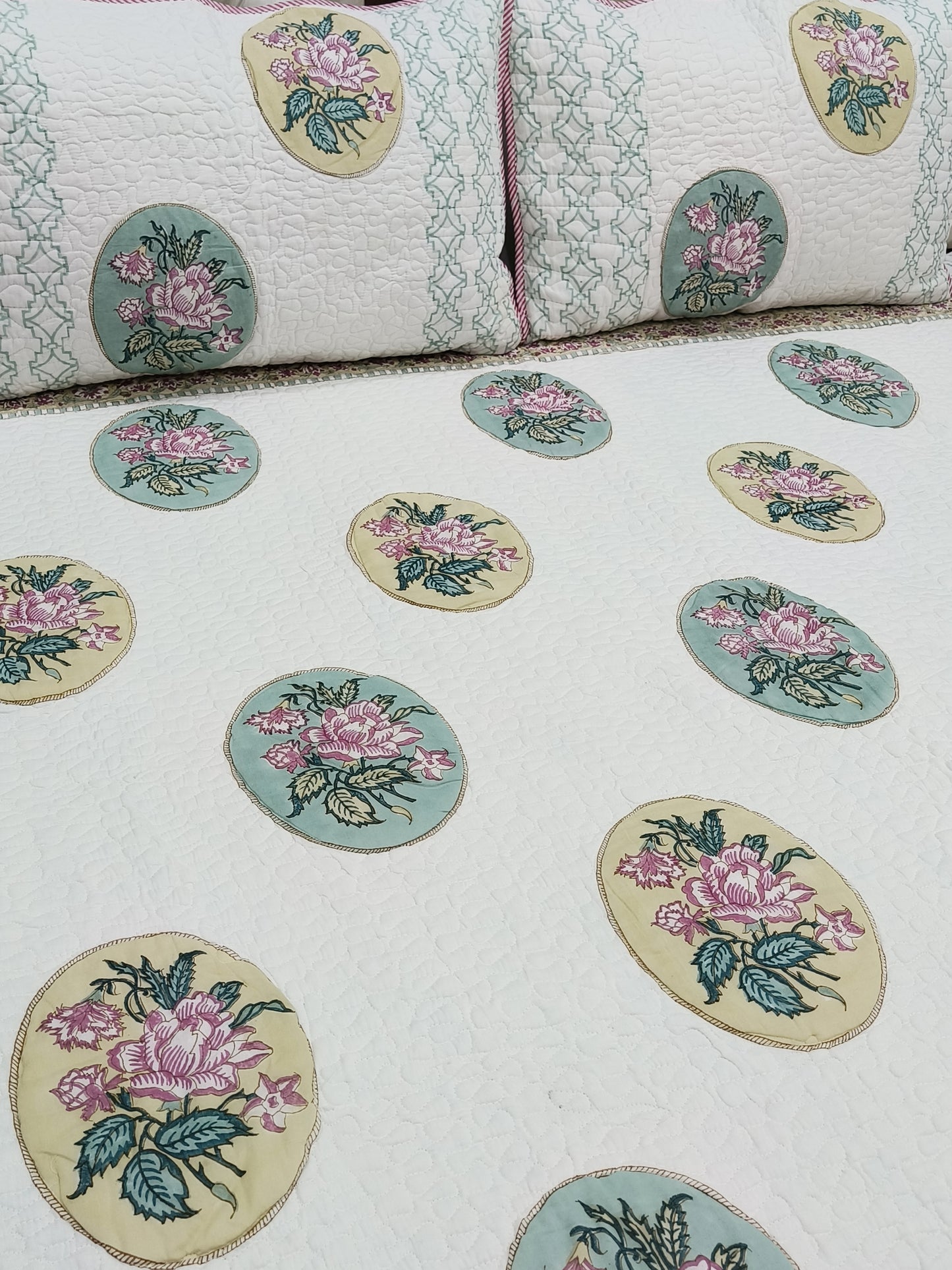 Handblock Printed Premium Mulmul Bedcovers
