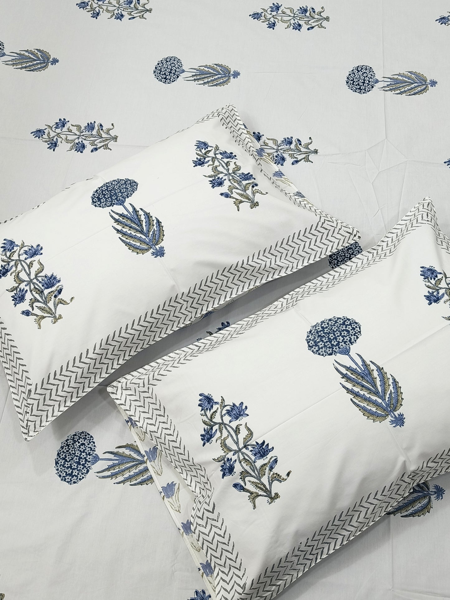 Handblock Printed Premium Bedsheets