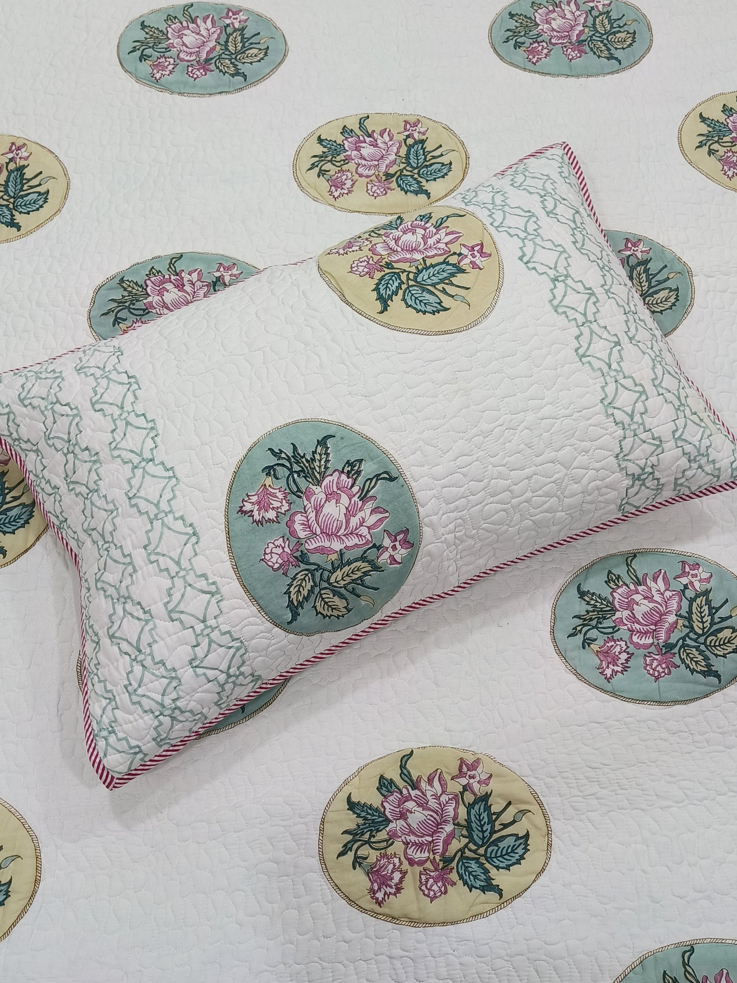 Handblock Printed Premium Mulmul Bedcovers