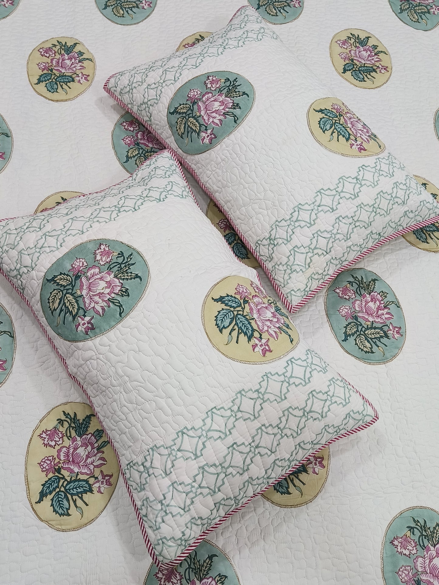 Handblock Printed Premium Mulmul Bedcovers