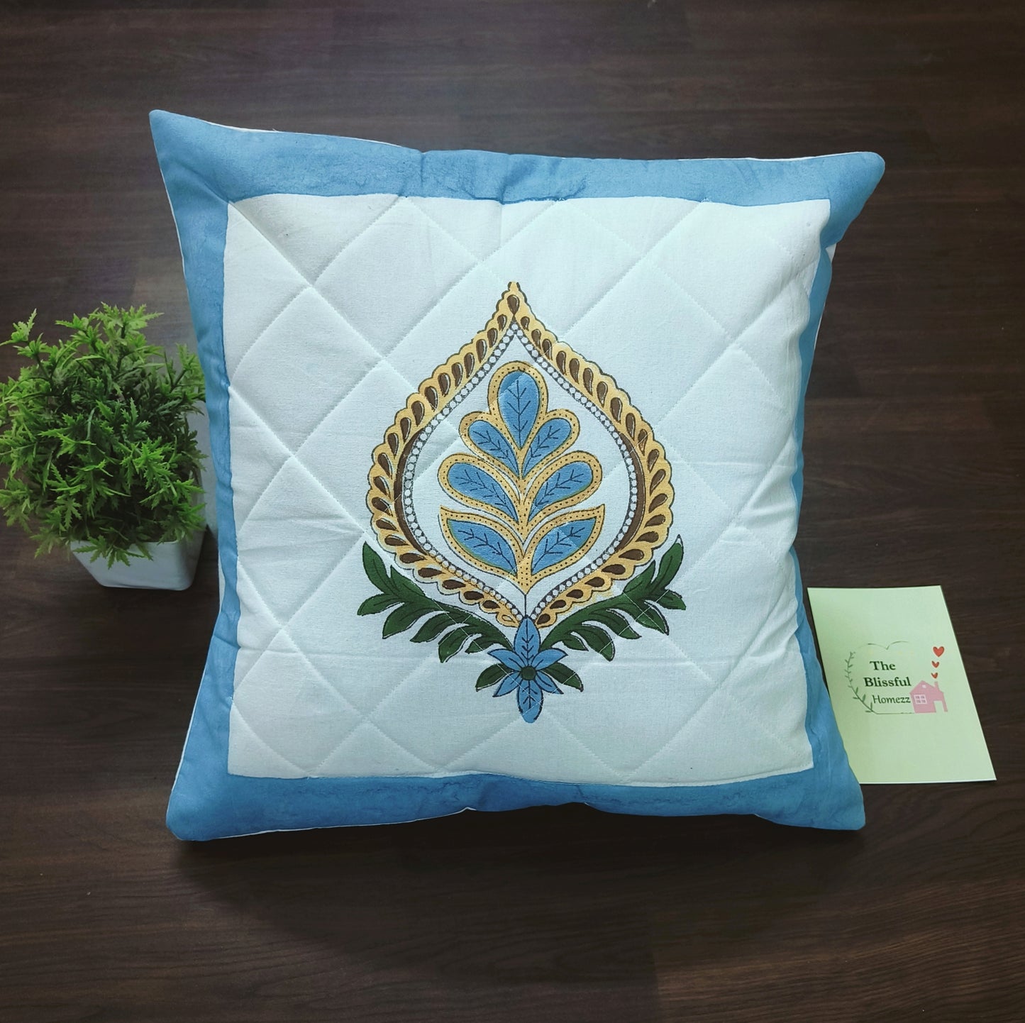 Handblock Printed Cushion Cover