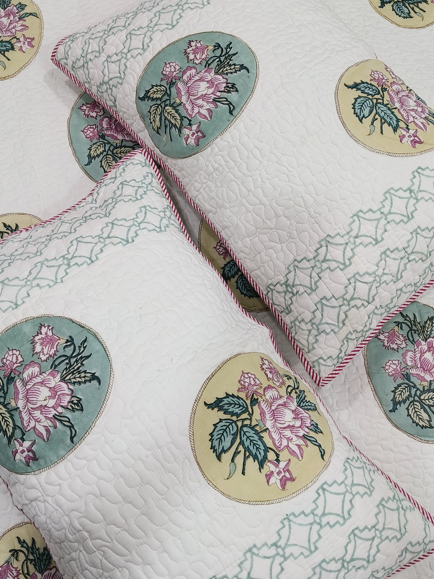 Handblock Printed Premium Mulmul Bedcovers