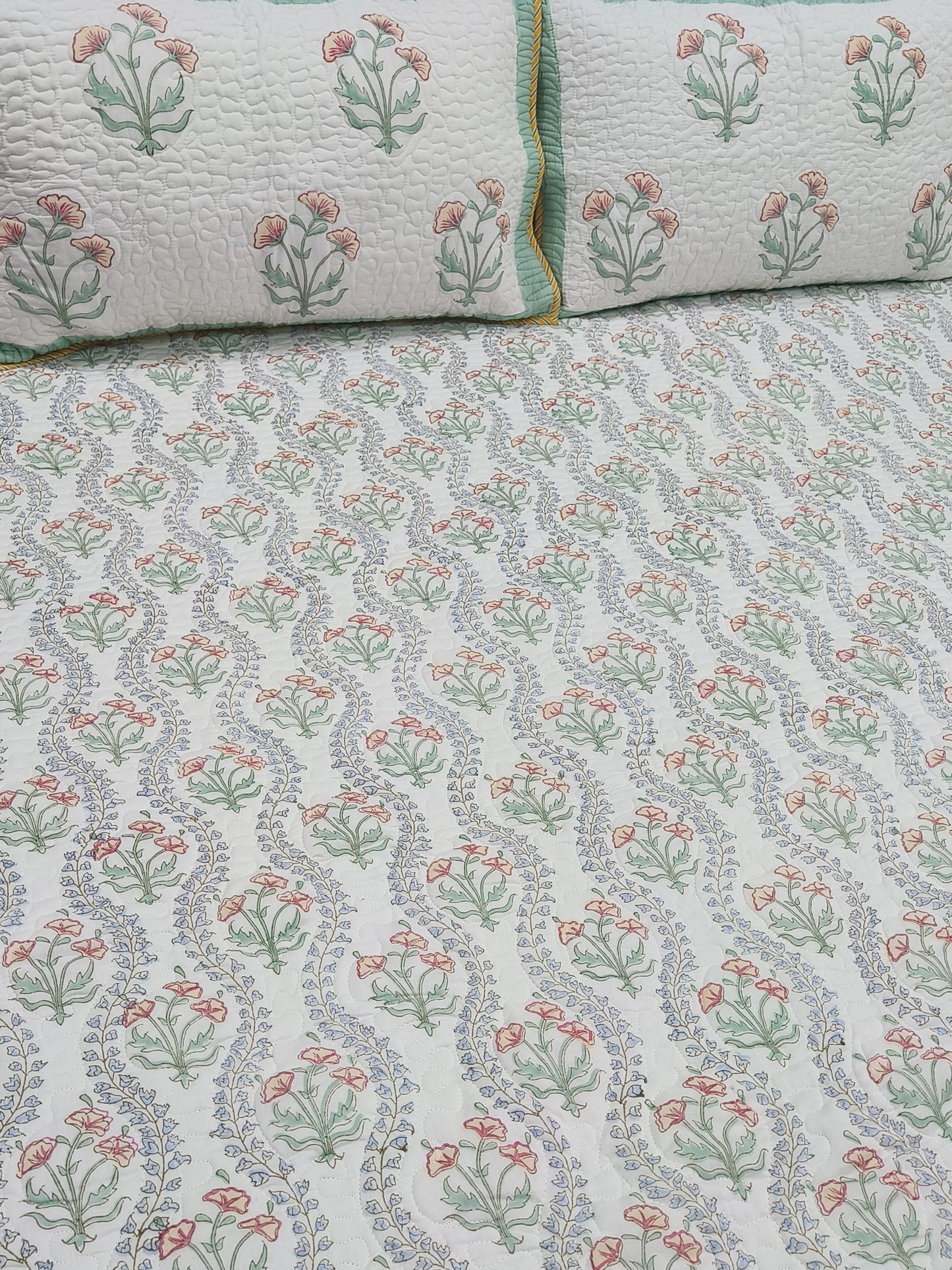 Handblock Printed Premium Mulmul Bedcovers