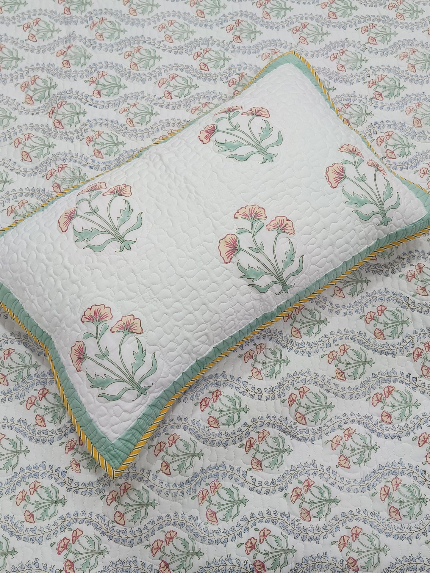 Handblock Printed Premium Mulmul Bedcovers