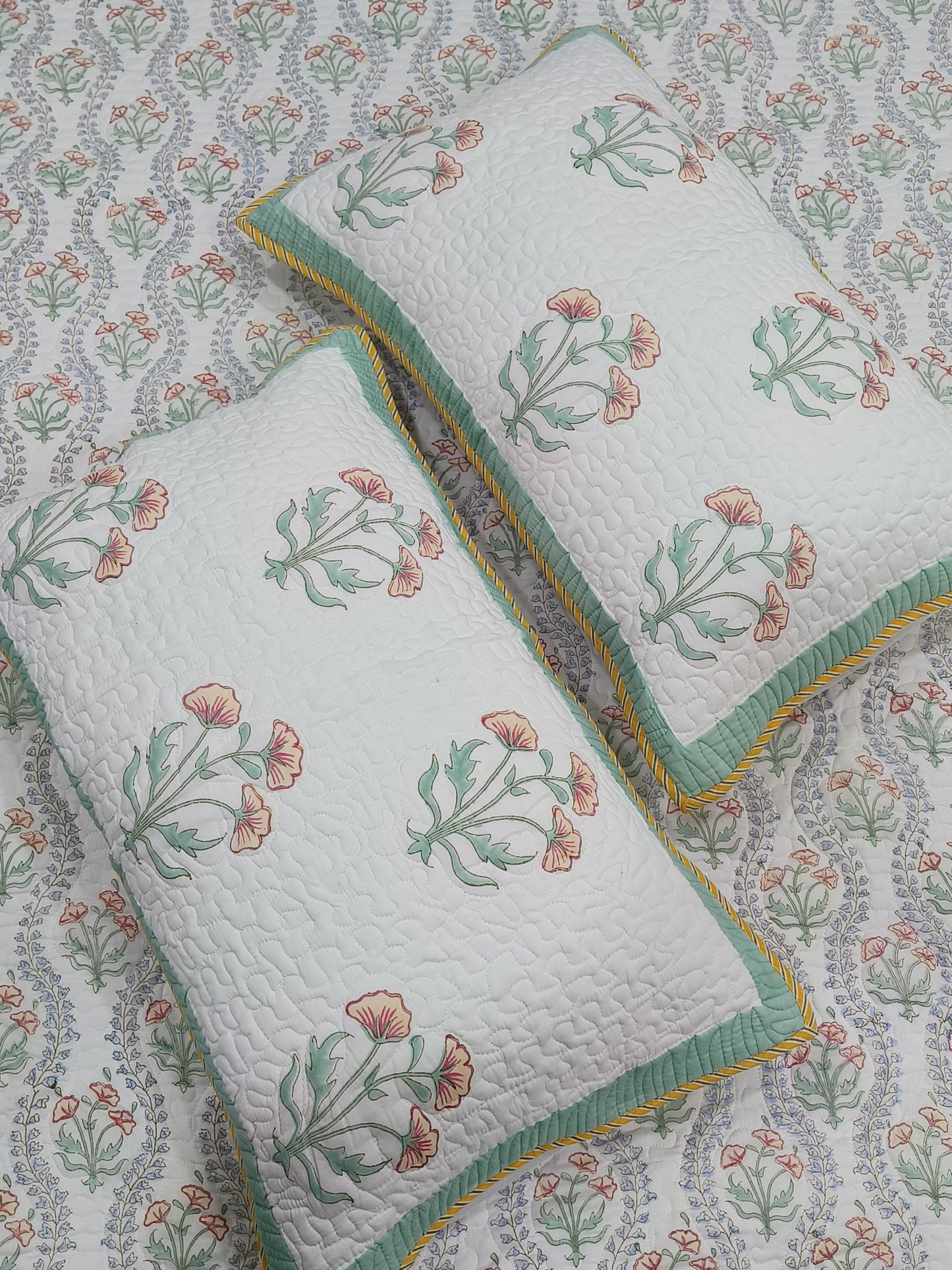 Handblock Printed Premium Mulmul Bedcovers