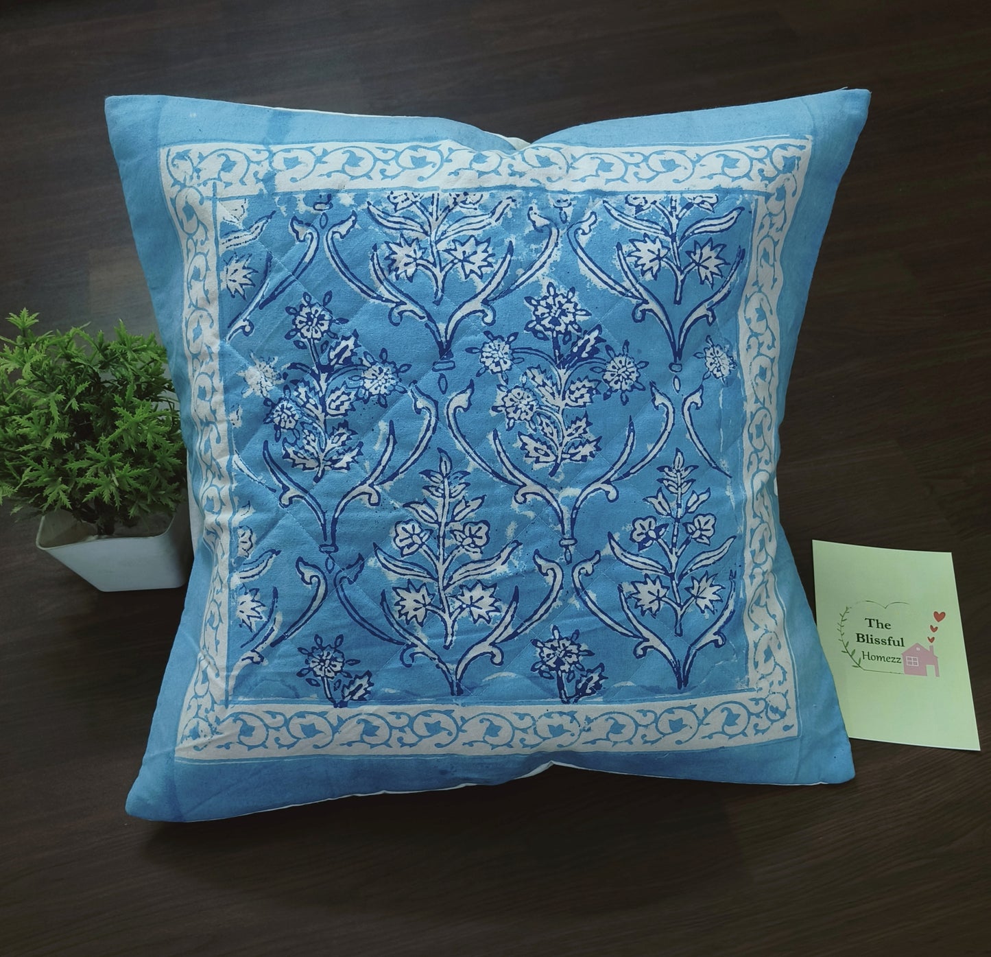 Handblock Printed Cushion Cover