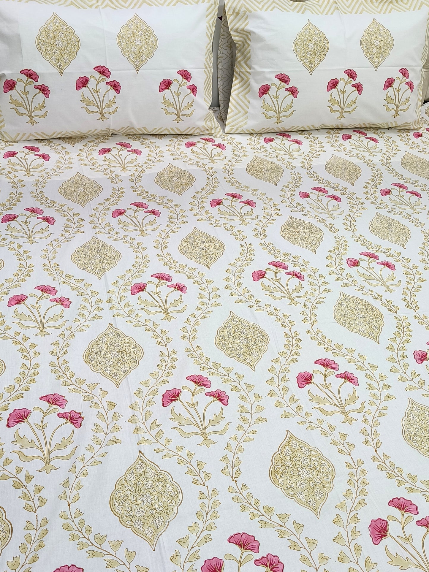 Handblock Printed Premium Bedsheets