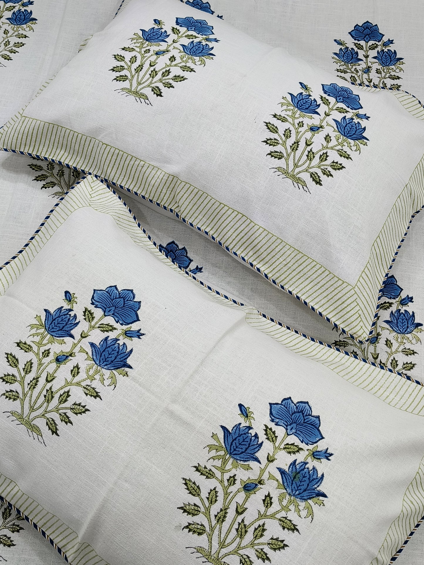 Handblock Printed Premium SLUB Bedcovers