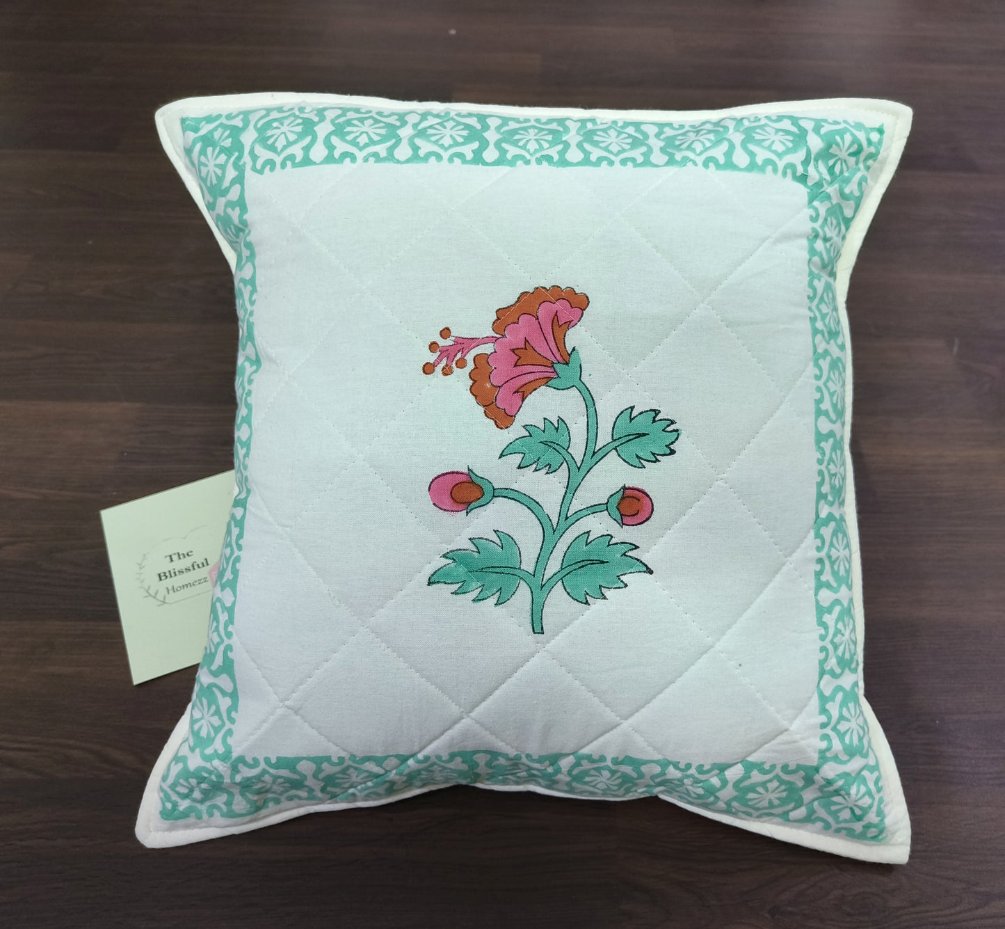 Handblock Printed Cushion Cover