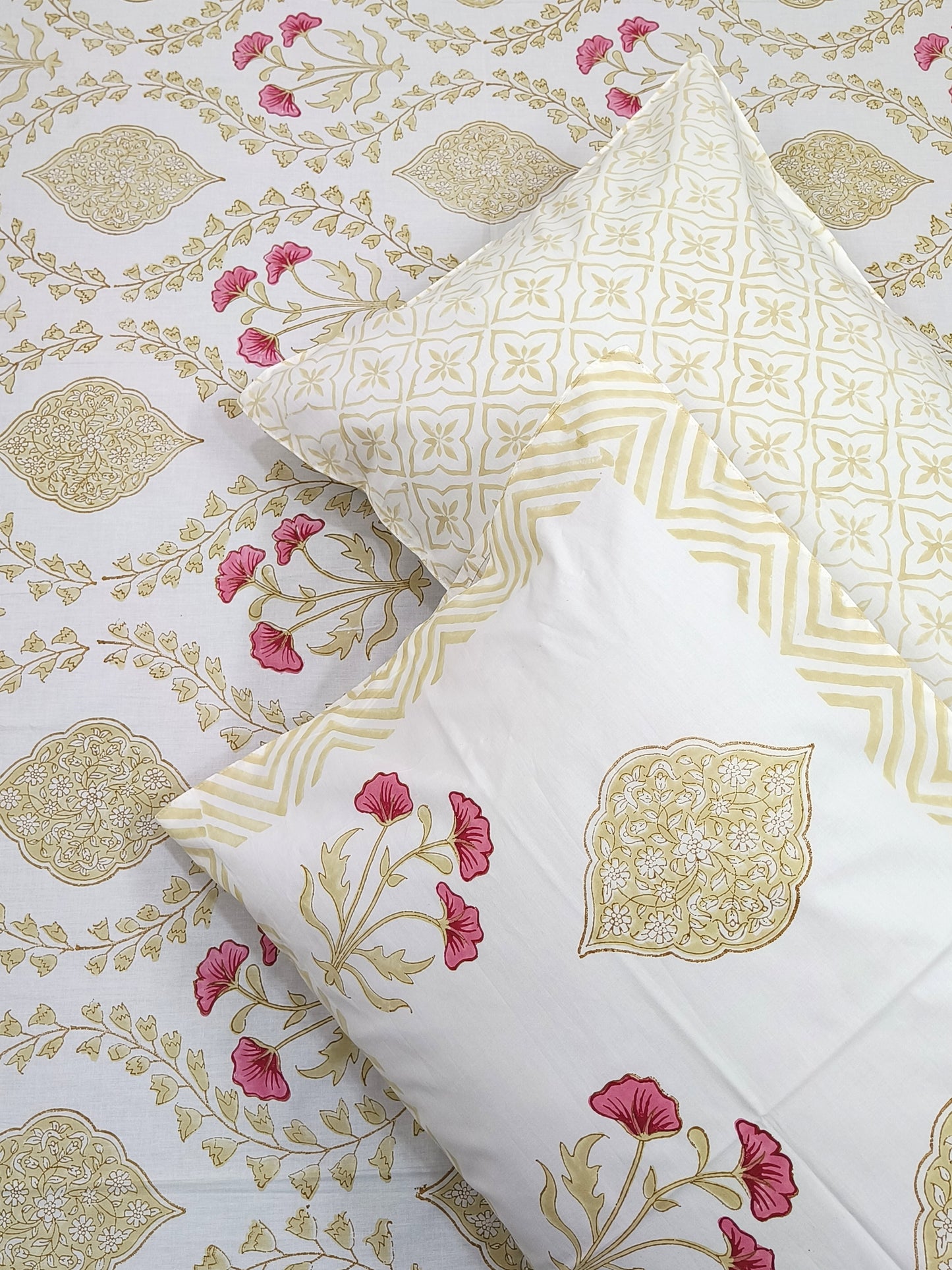 Handblock Printed Premium Bedsheets