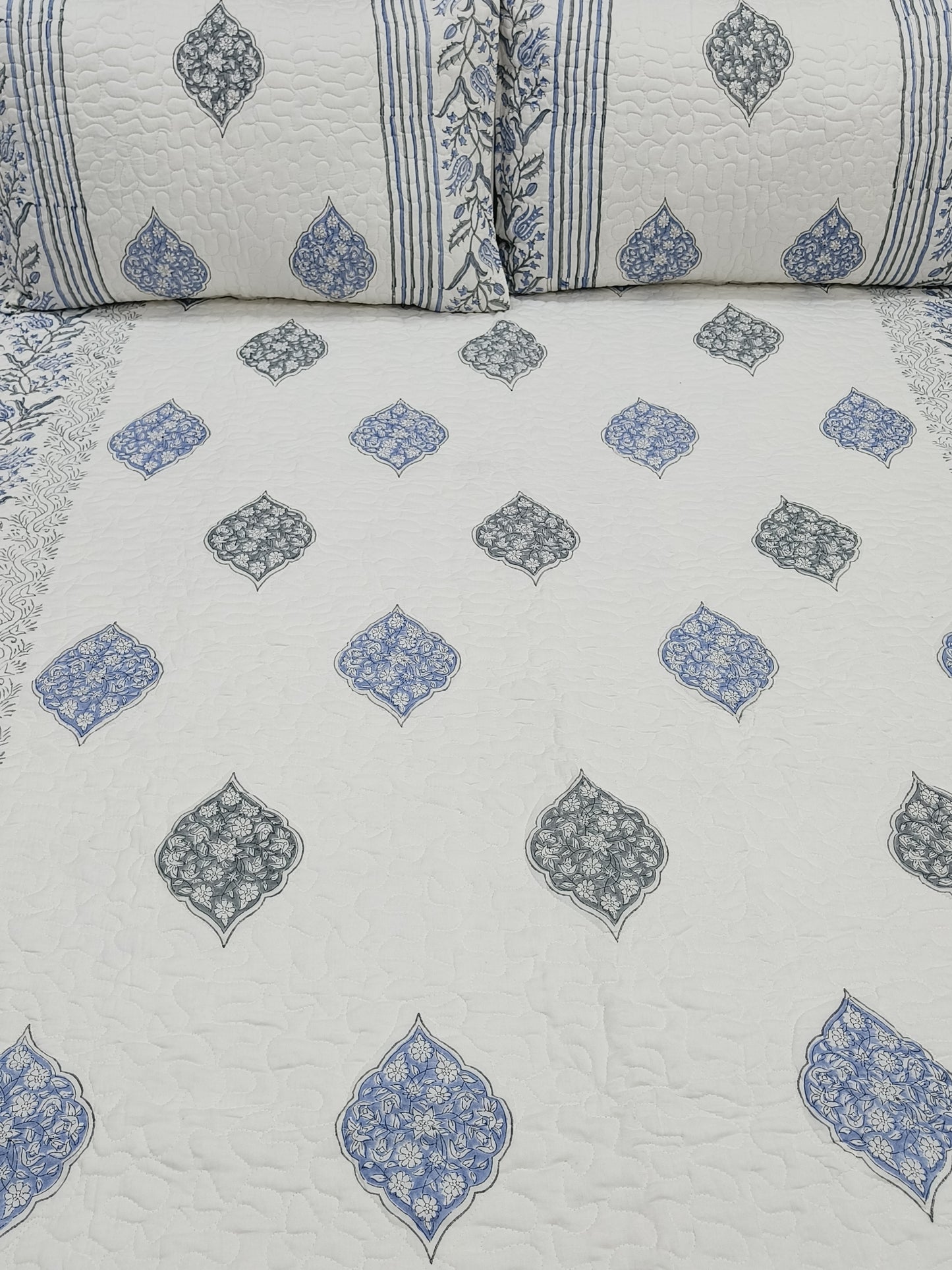 FRESH ARRIVAL Handblock Printed Premium Mulmul Bedcovers