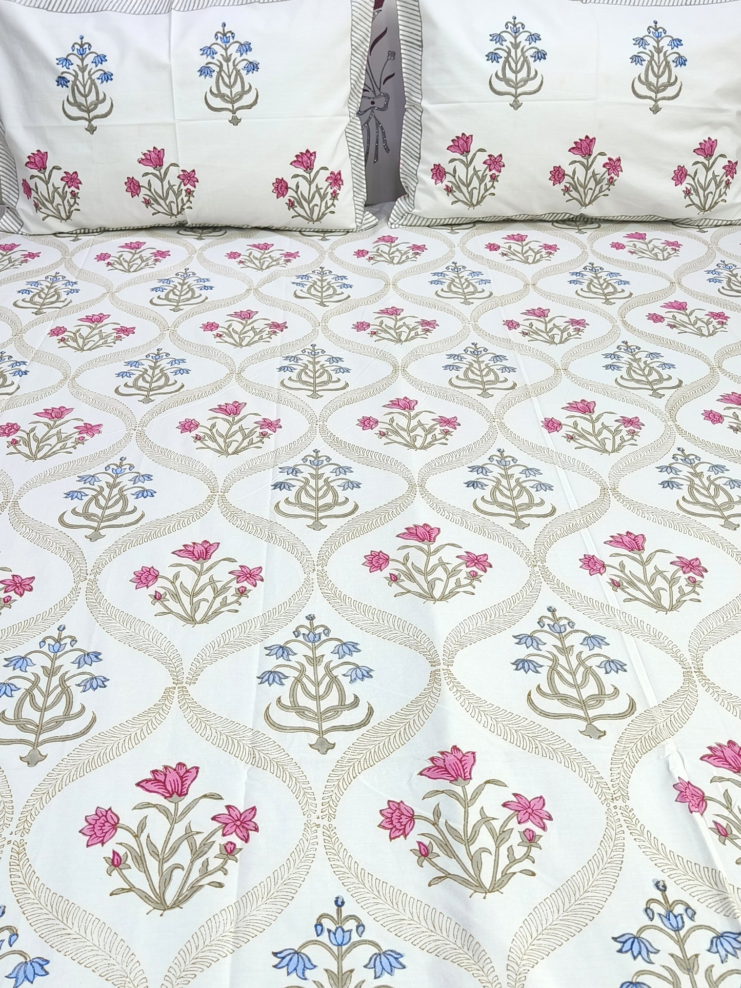 FRESH ARRIVAL Handblock Printed Premium Bedsheets