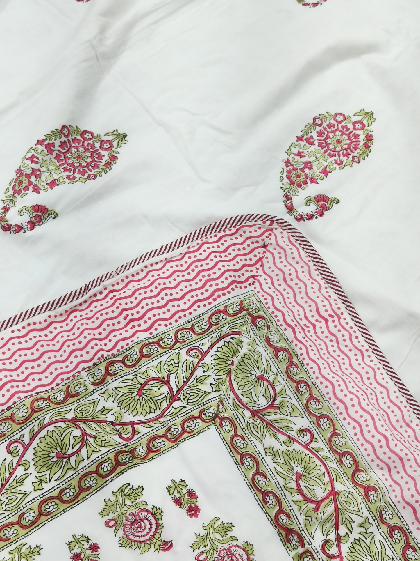 Handblock Printed Premium Double Bed Dohar