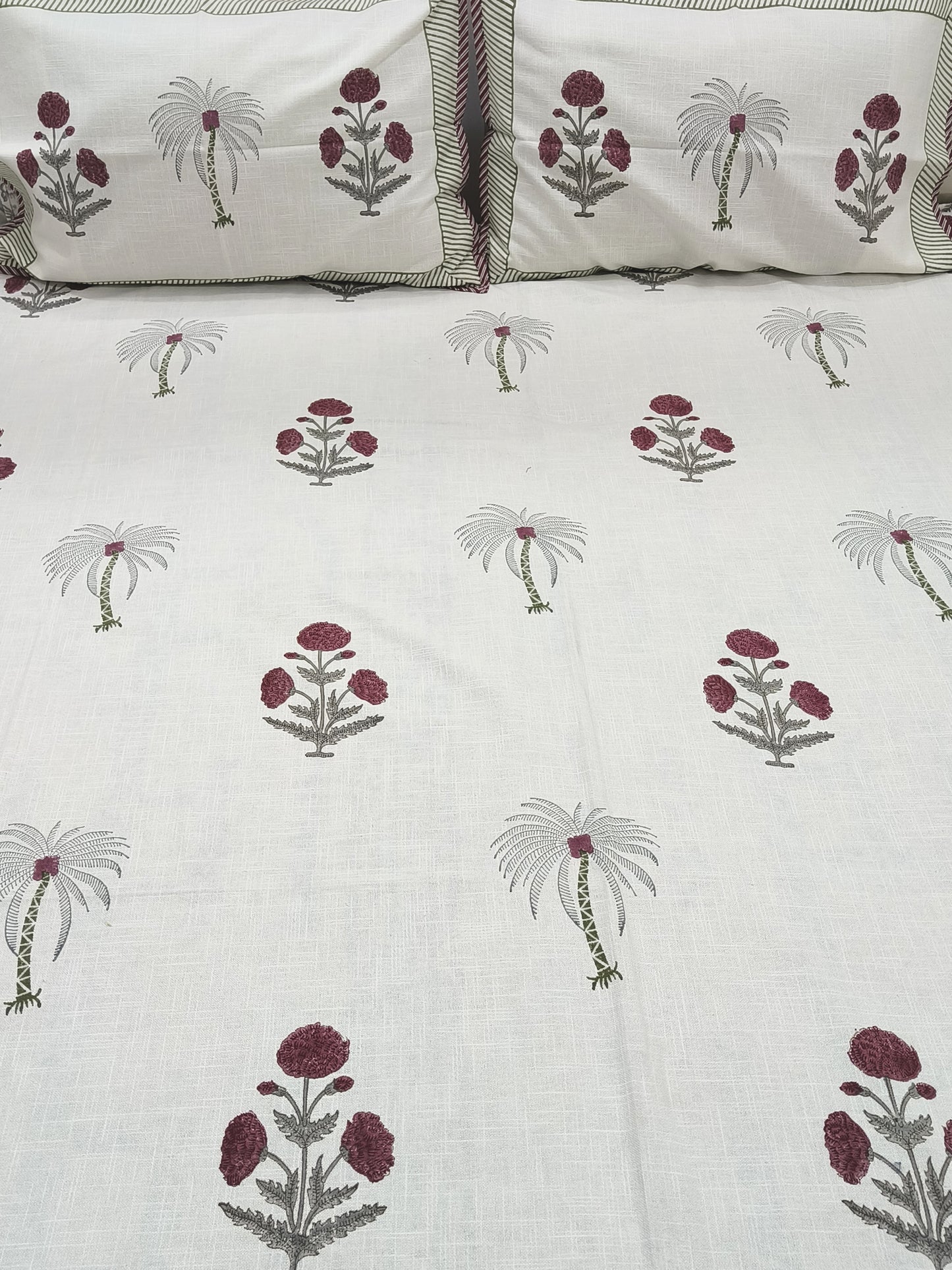 Handblock Printed Premium SLUB Bedcovers