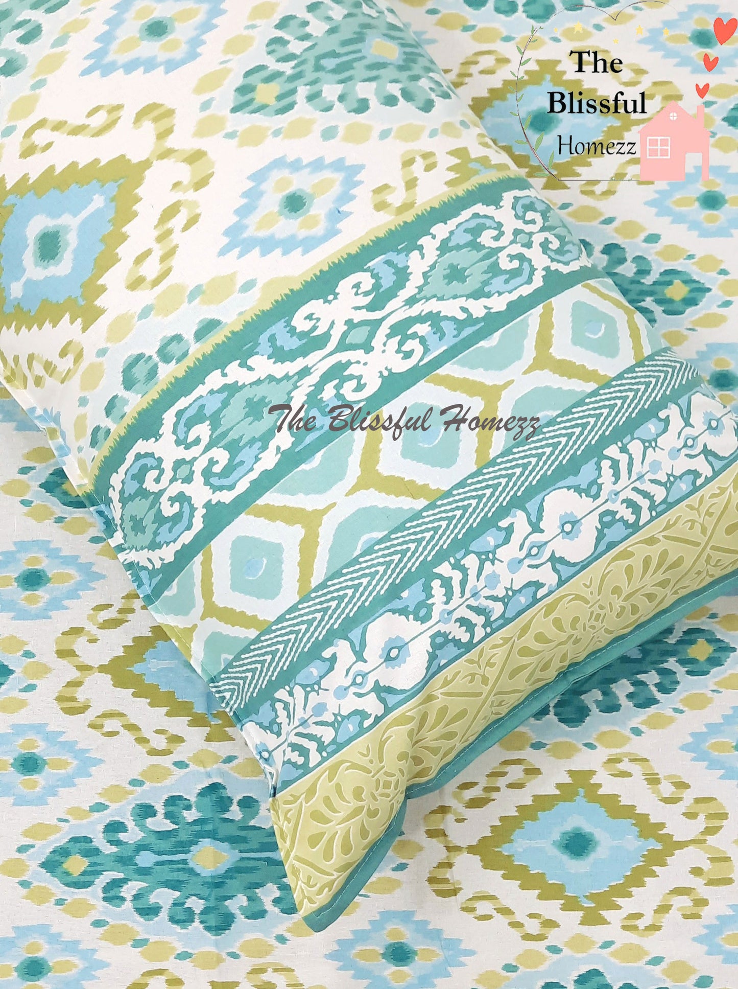 IKKAT Gulbahaar King Size Bedsheets