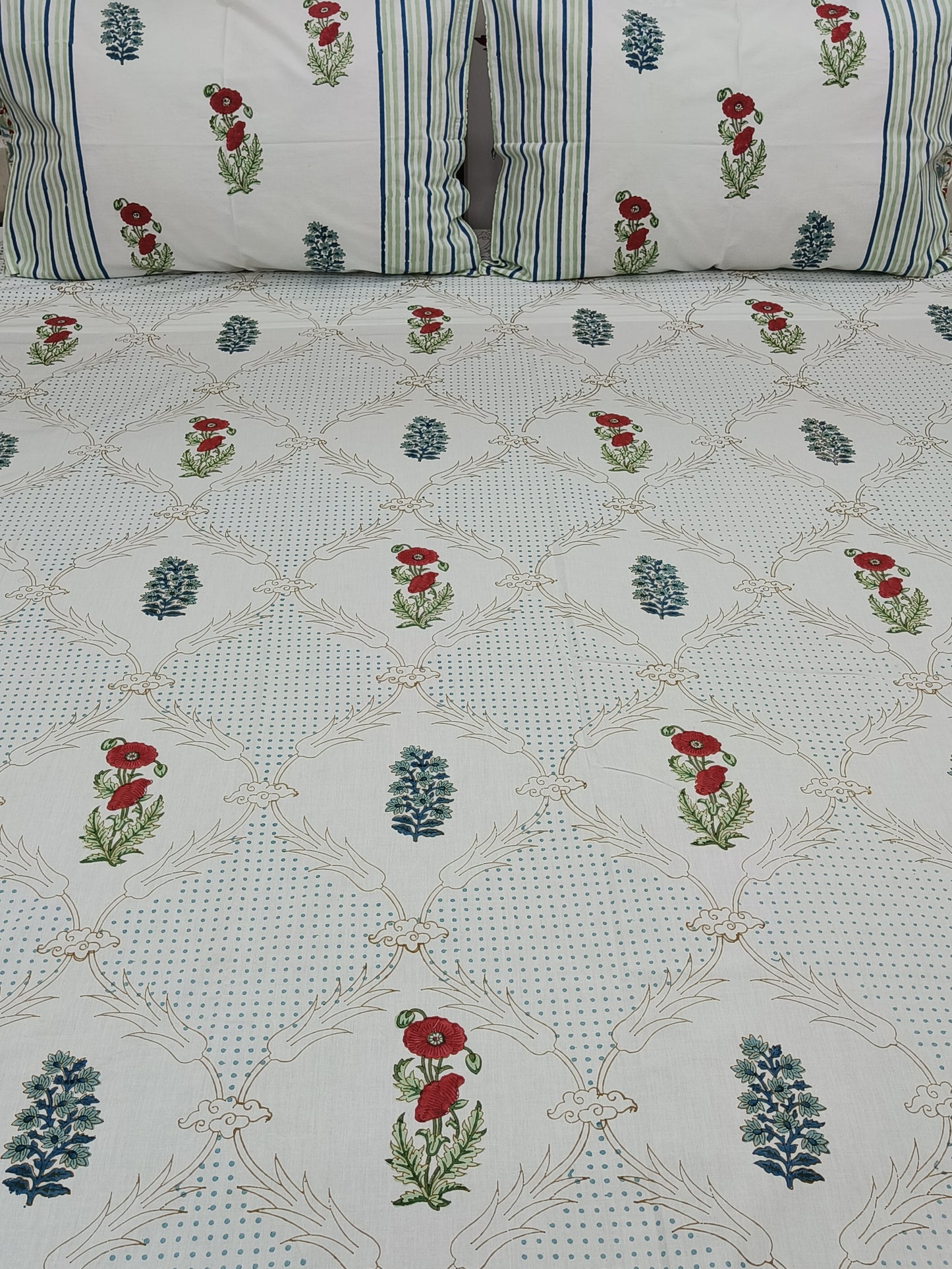 Handblock Printed Premium Bedsheets