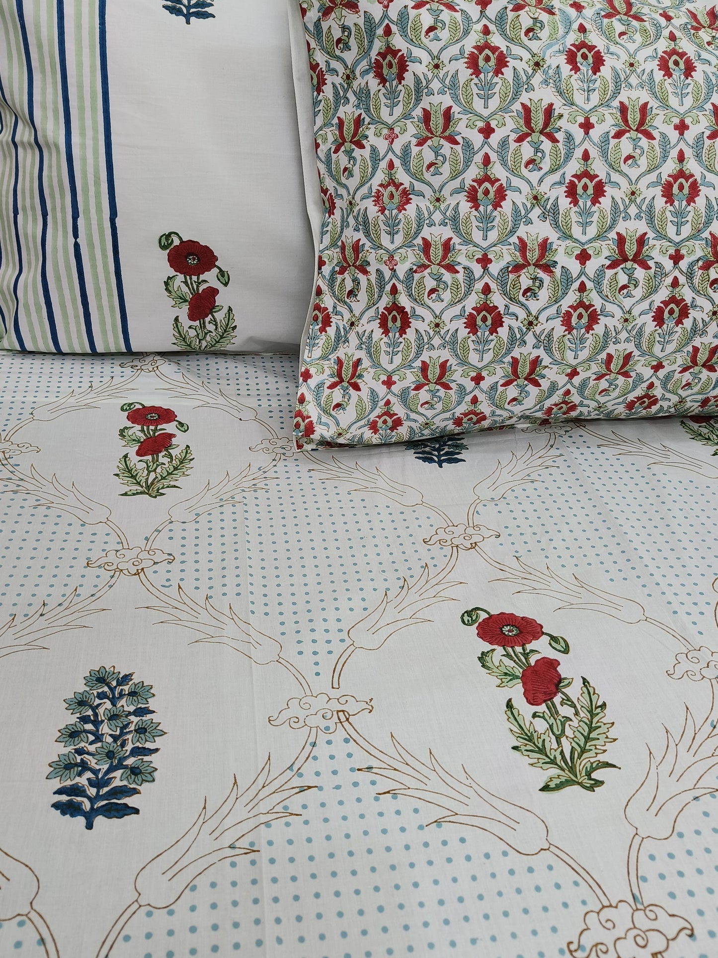 Handblock Printed Premium Bedsheets