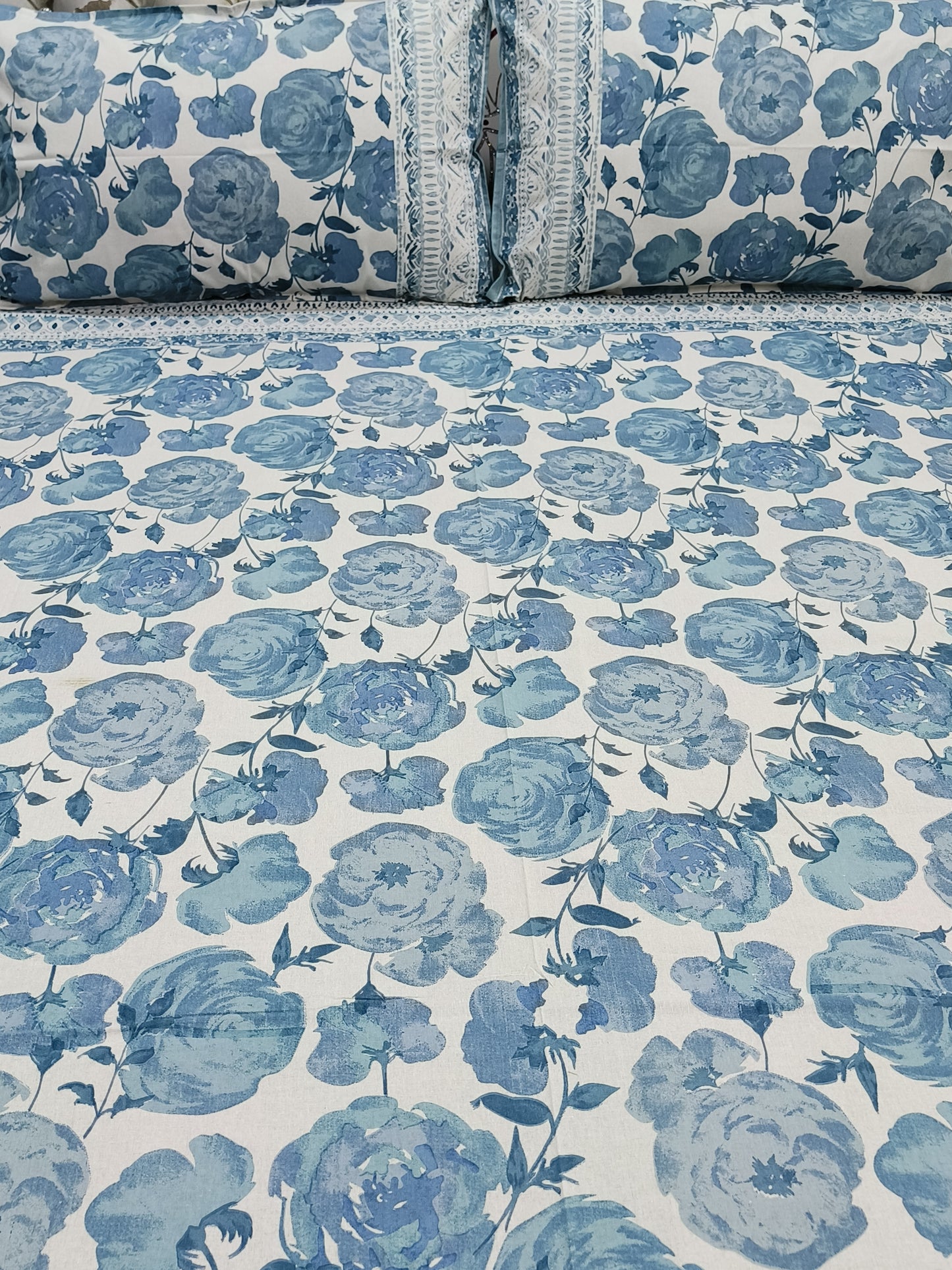 Gulbahaar King Size Bedsheets(Dispatch Time 24 Hours)