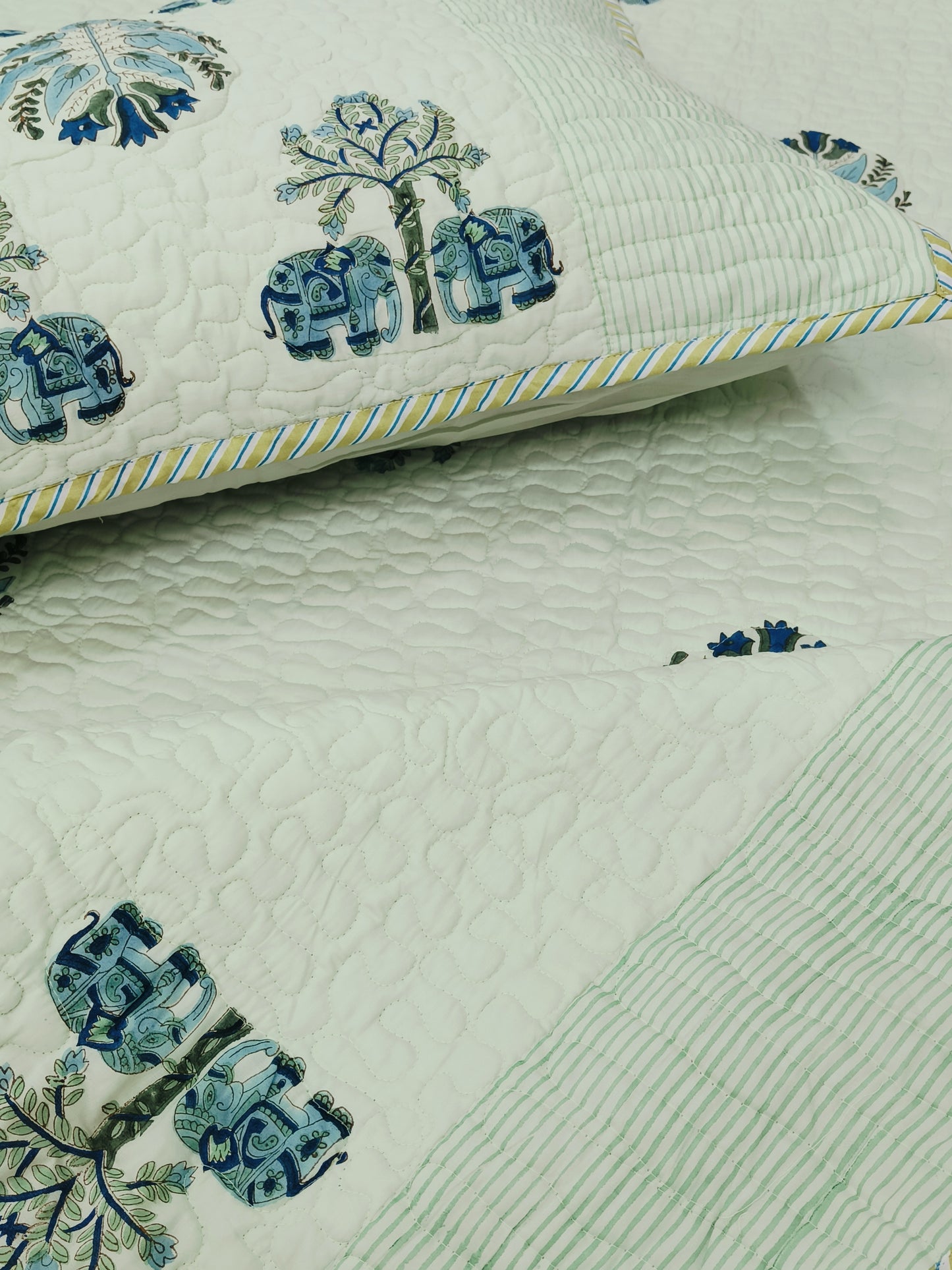 Handblock Printed Premium Mulmul Bedcovers