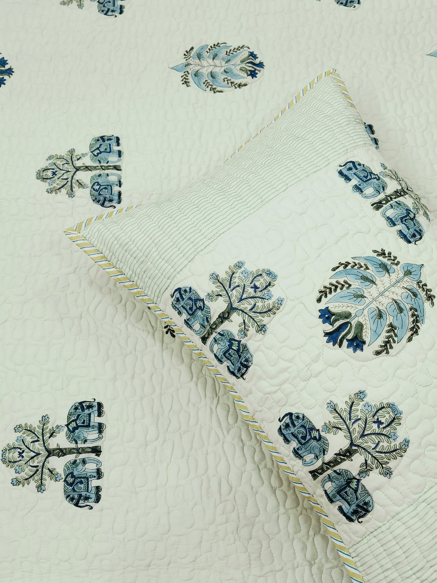 Handblock Printed Premium Mulmul Bedcovers