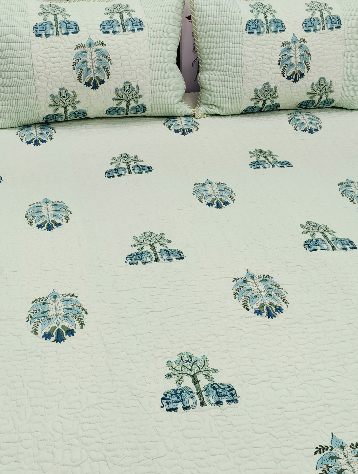 Handblock Printed Premium Mulmul Bedcovers