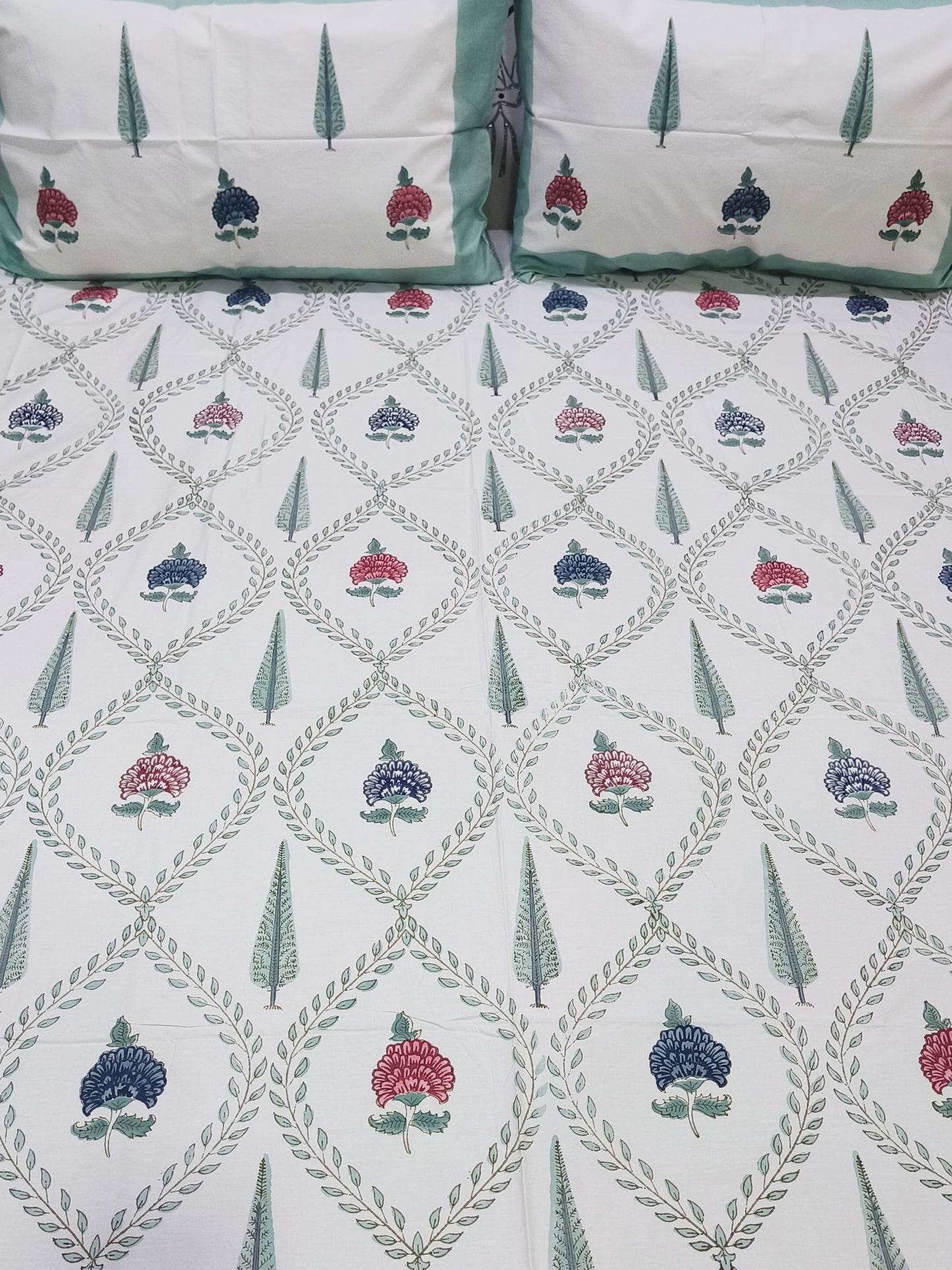 FRESH ARRIVAL Handblock Printed Premium Bedsheets