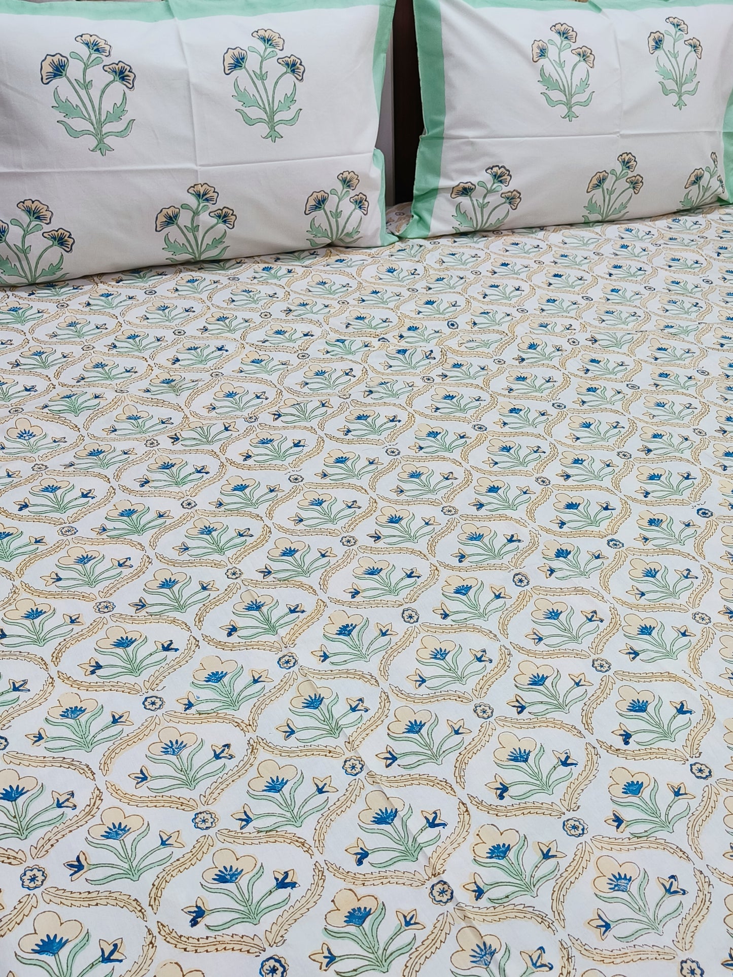 Handblock Printed Premium Bedsheets