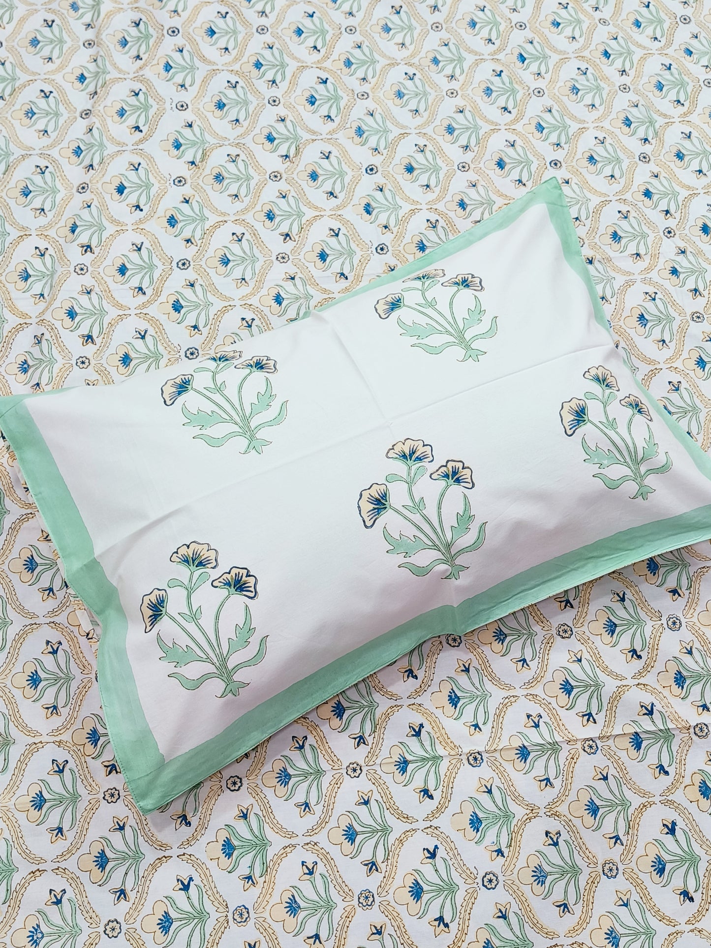 Handblock Printed Premium Bedsheets