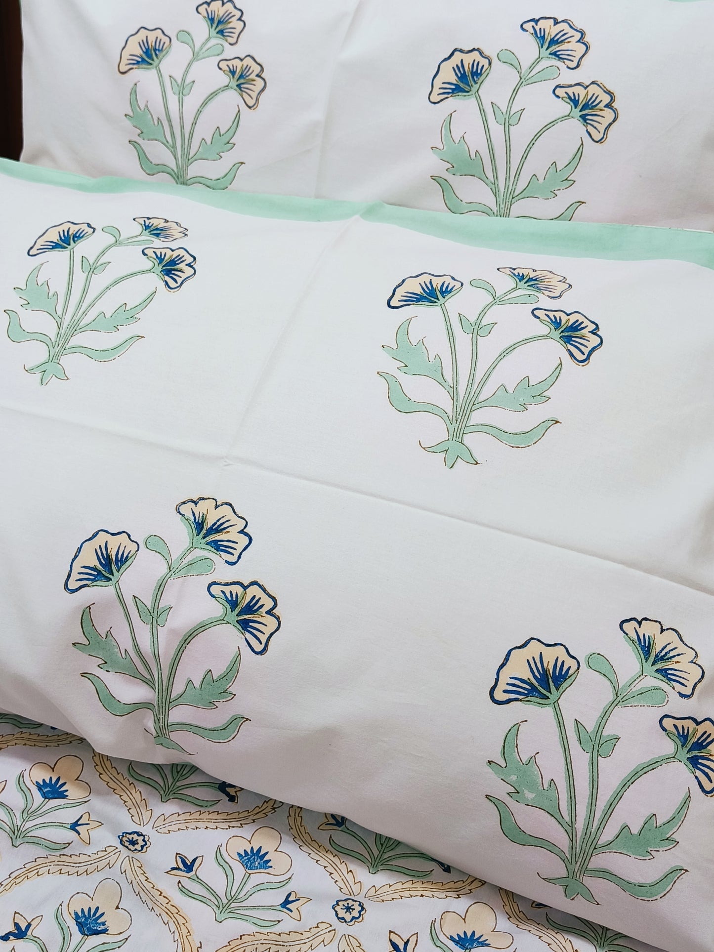 Handblock Printed Premium Bedsheets
