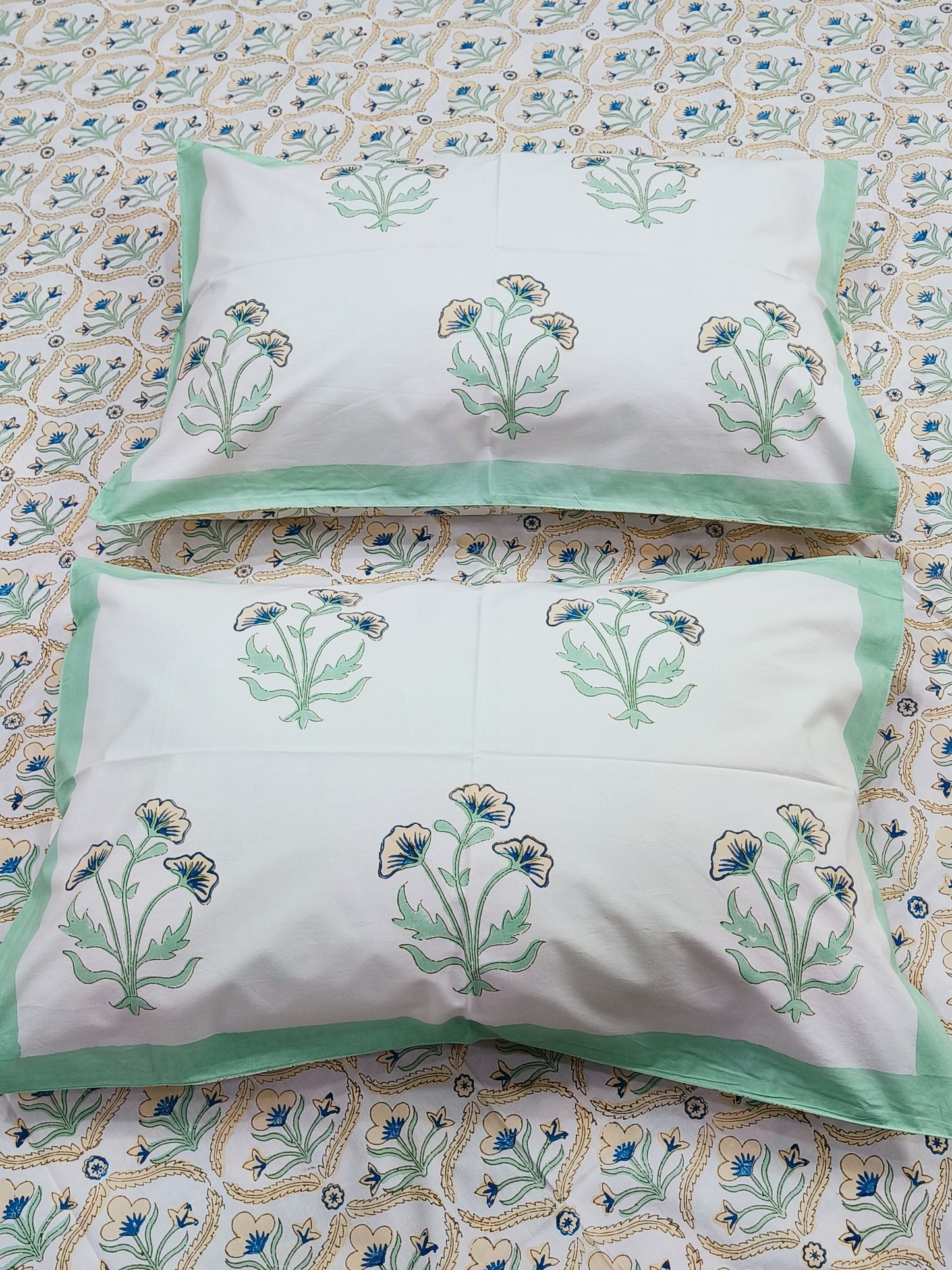 Handblock Printed Premium Bedsheets