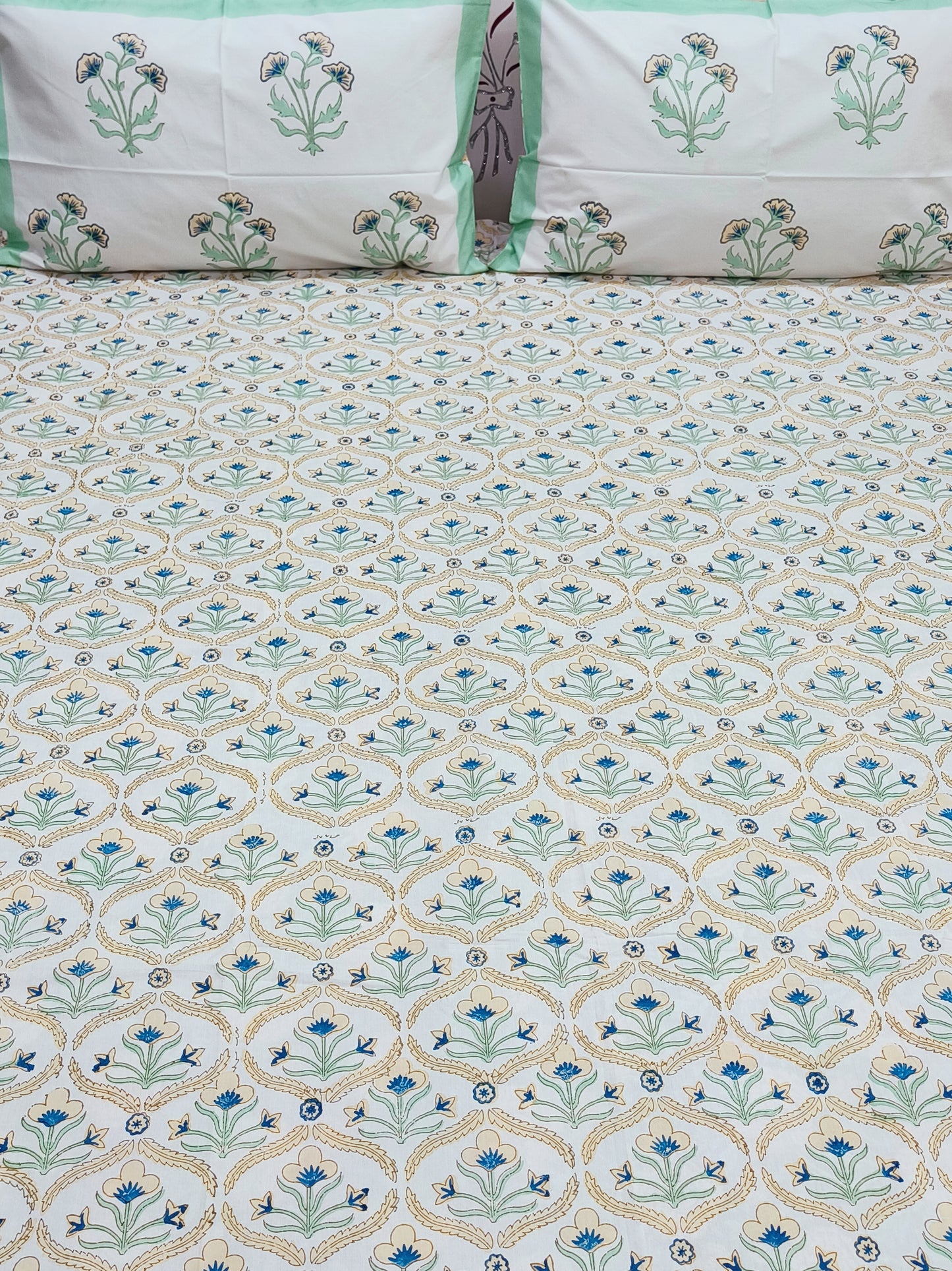 Handblock Printed Premium Bedsheets