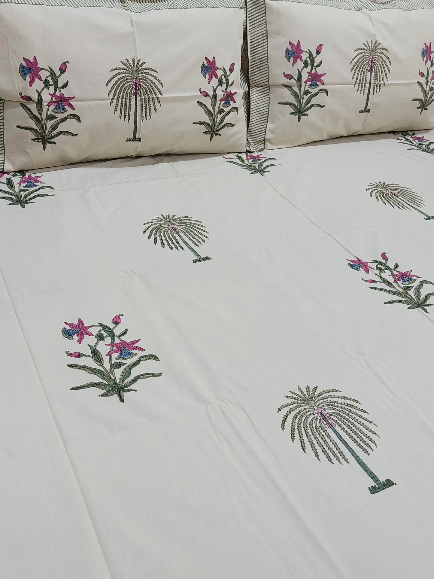Handblock Printed Premium Bedsheets