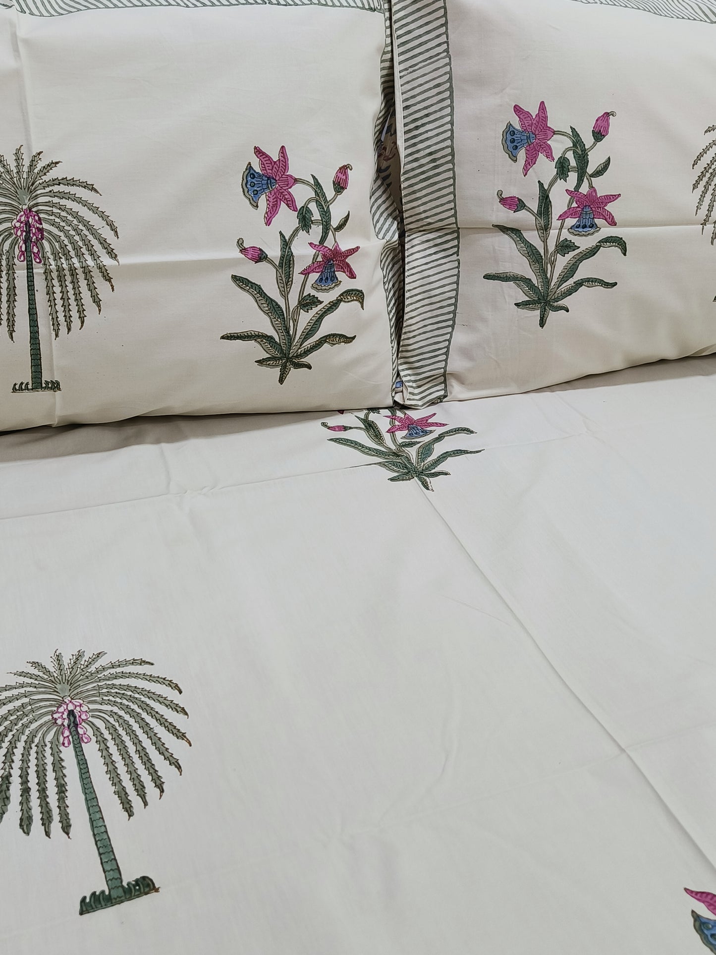 Handblock Printed Premium Bedsheets
