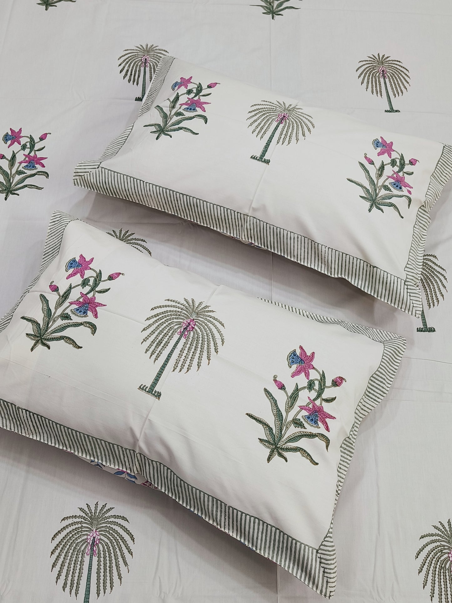 Handblock Printed Premium Bedsheets