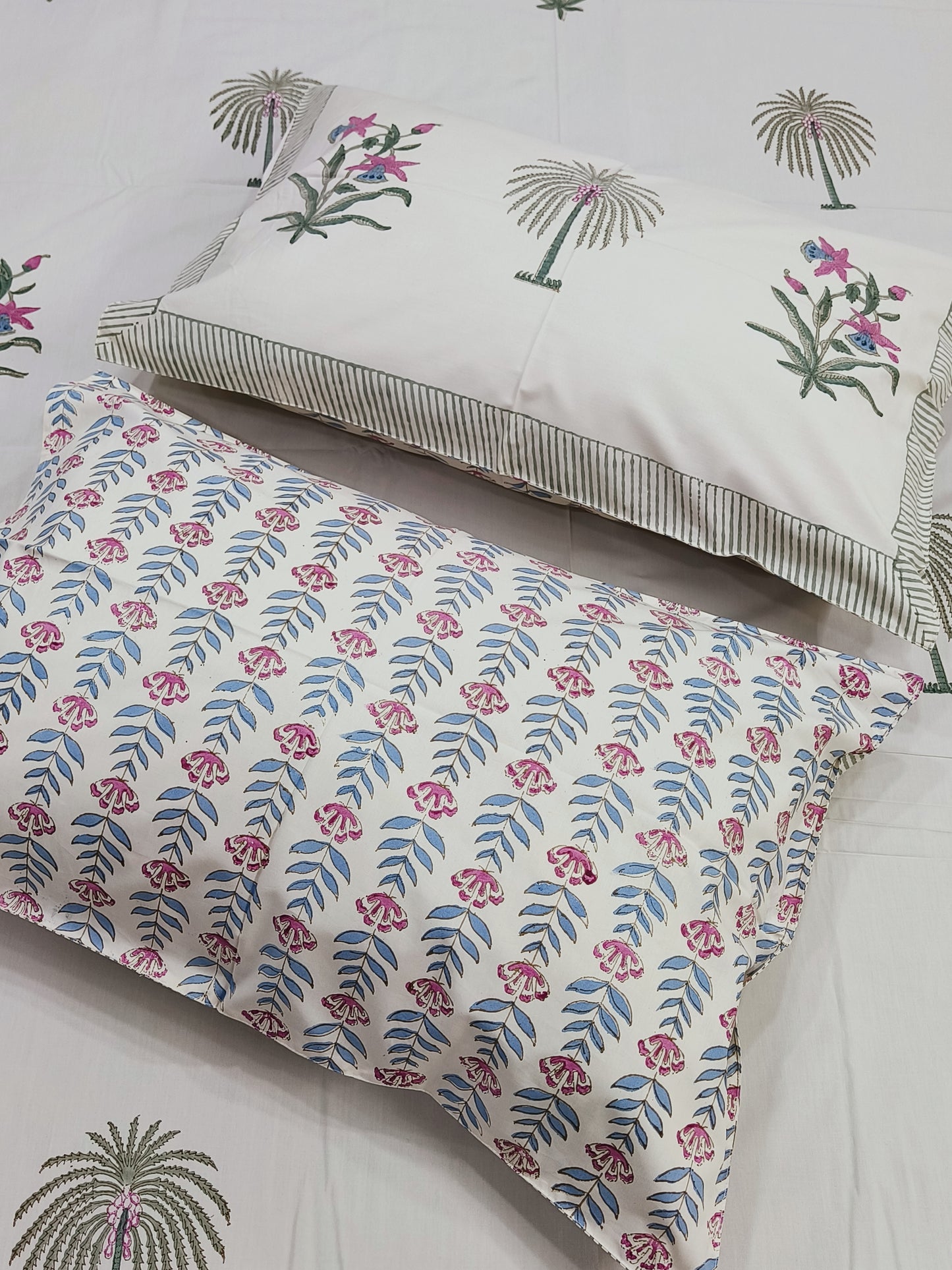 Handblock Printed Premium Bedsheets