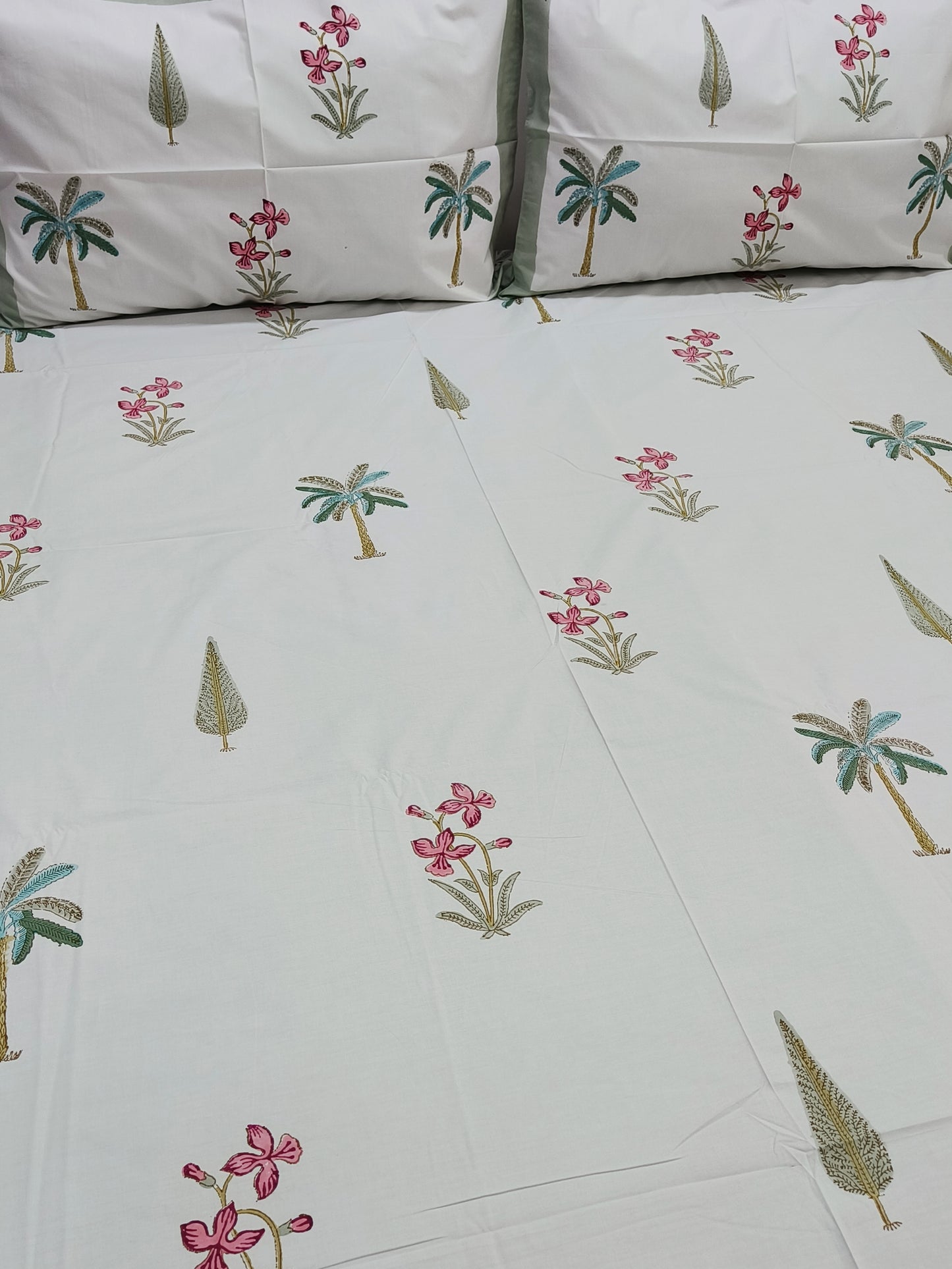 FRESH ARRIVAL Handblock Printed Premium Bedsheets