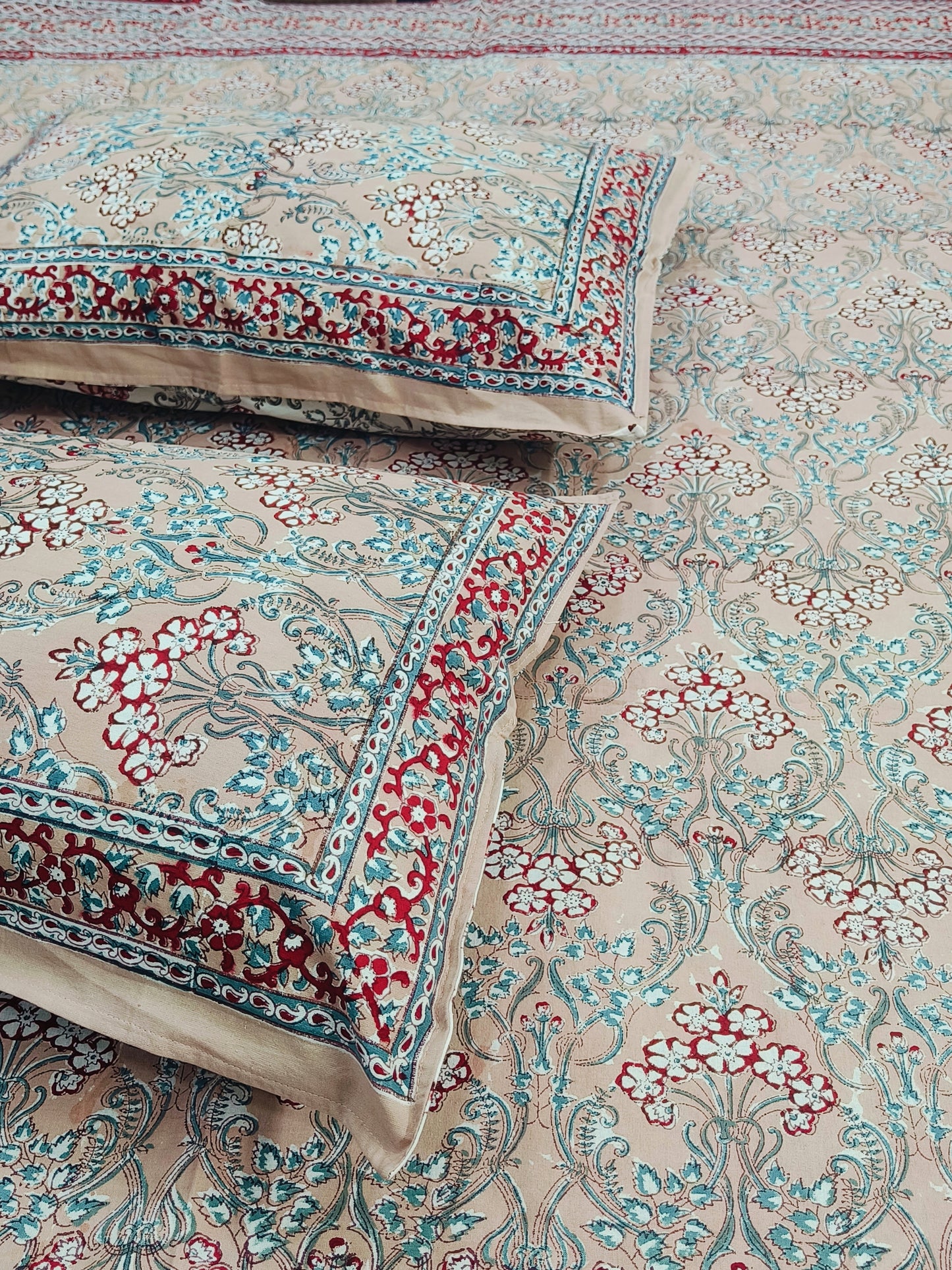 Fresh Arrival Handblock Printed Premium Bedsheets