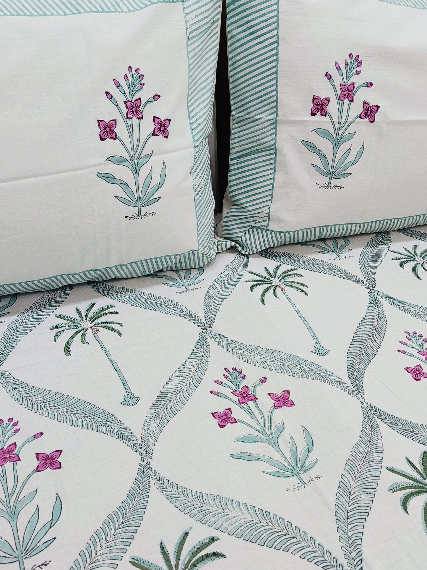 Fresh Arrival Handblock Printed Premium Bedsheets