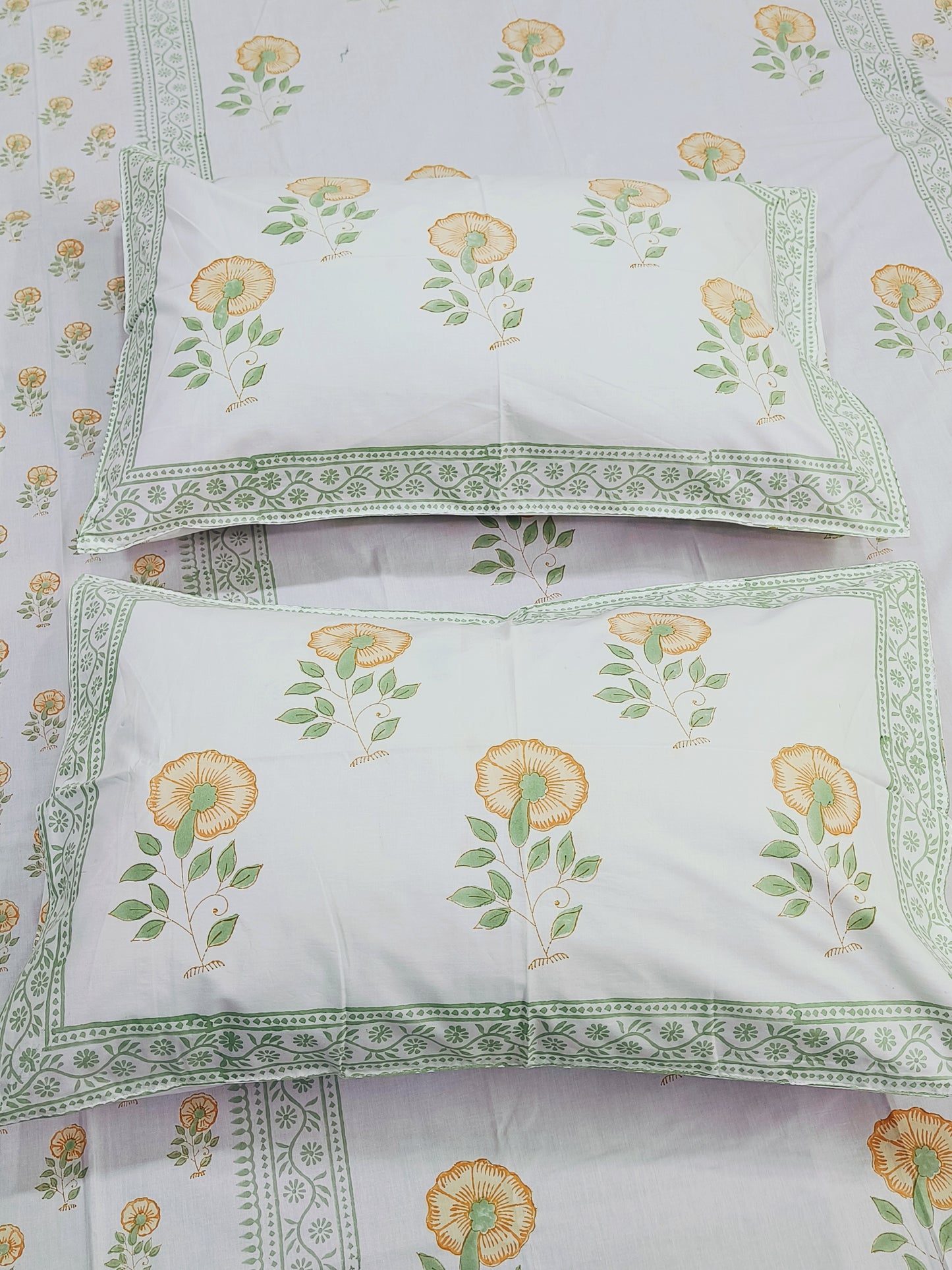 Handblock Printed Premium Bedsheets (Dispatch Time 24 Hours)