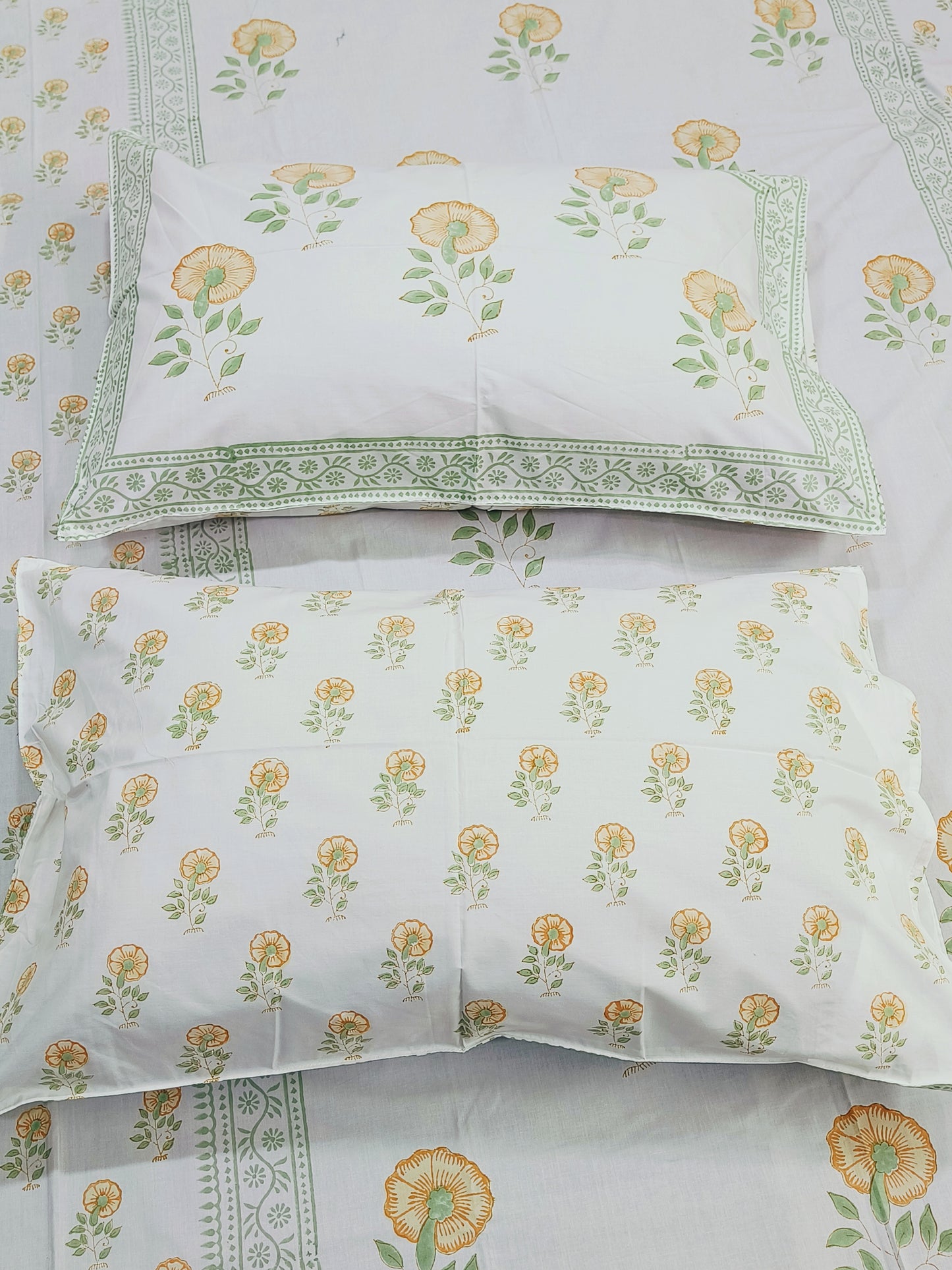 Handblock Printed Premium Bedsheets (Dispatch Time 24 Hours)