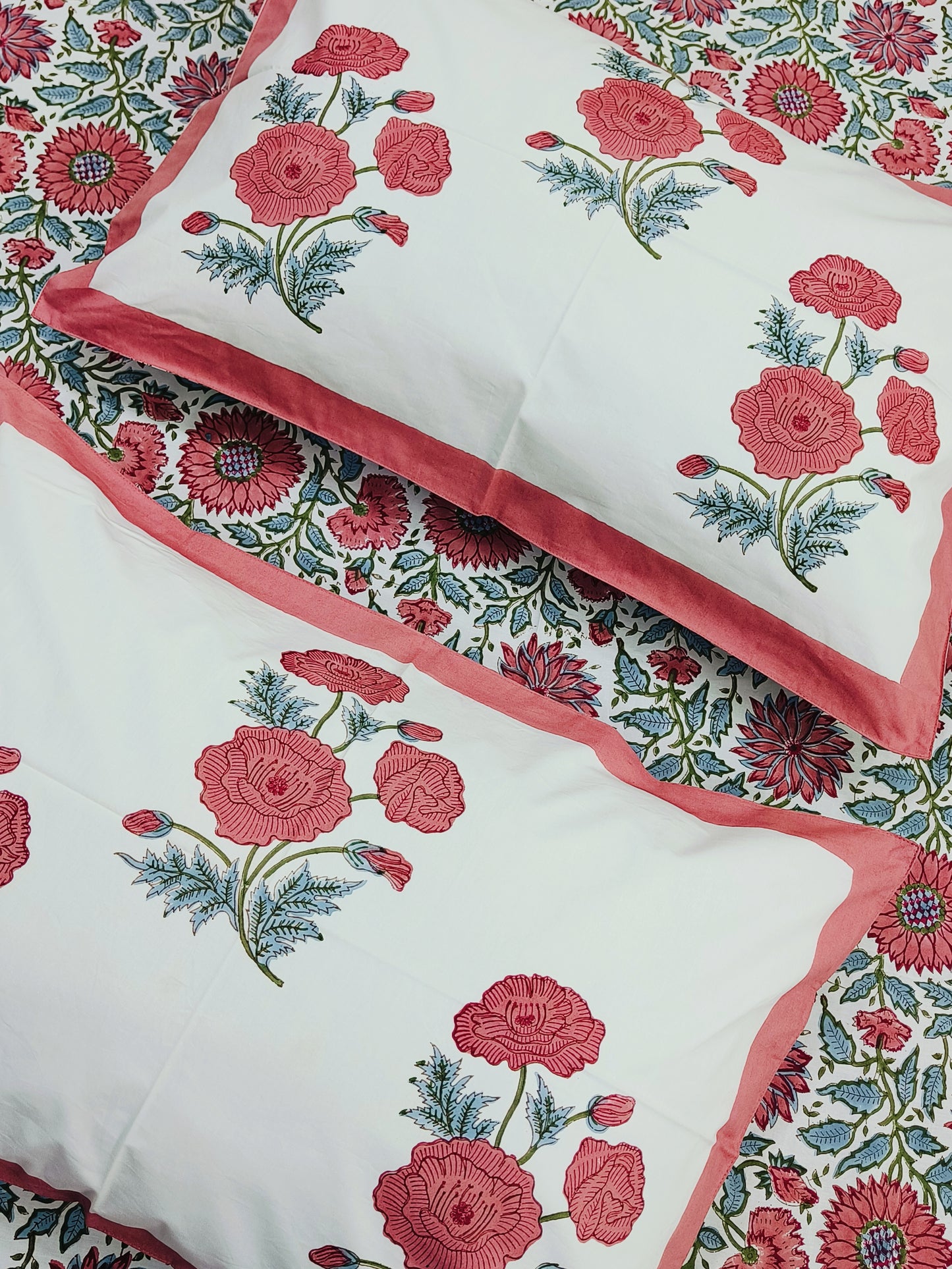 FRESH ARRIVAL Handblock Printed Premium Bedsheets(Dispatch Time 24 Hours)