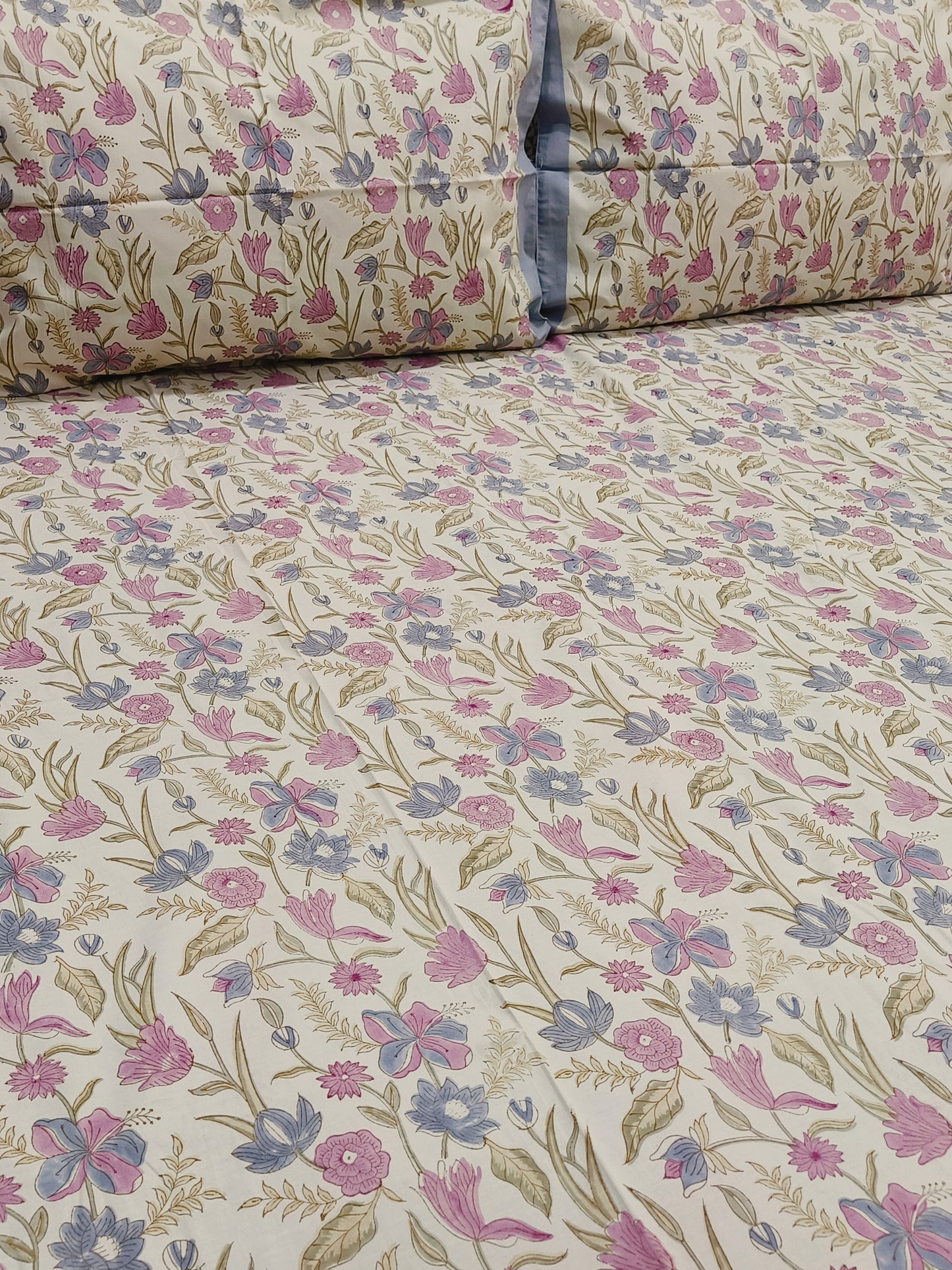 FRESH ARRIVAL Handblock Printed Premium Bedsheets (Dispatch Time 24 Hours)