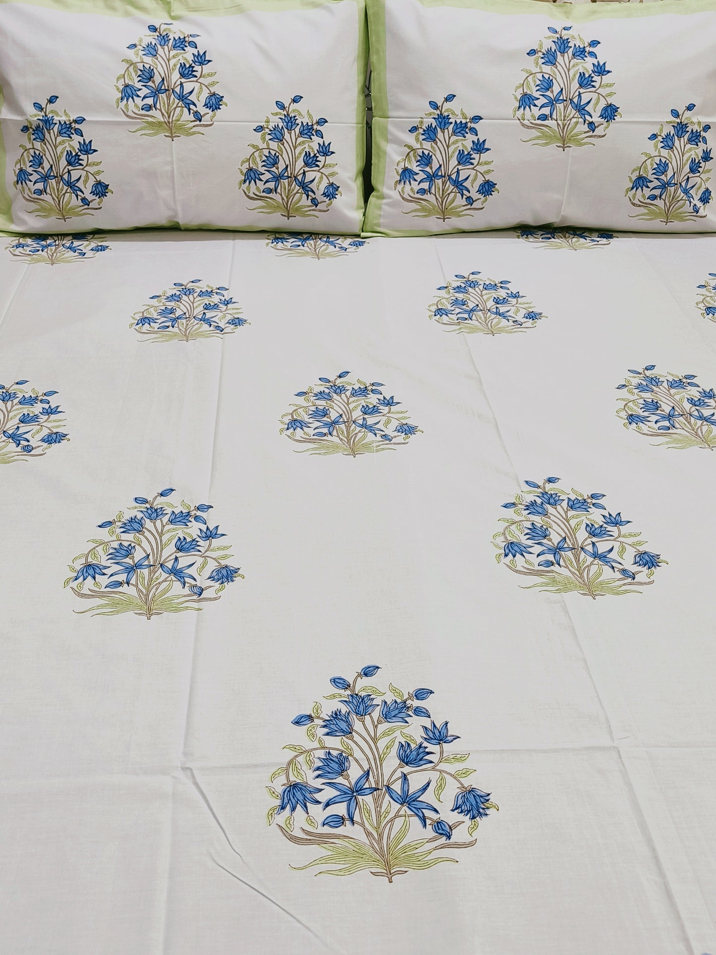 FRESH ARRIVAL Handblock Printed Premium Bedsheets (Dispatch Time 24 Hours)