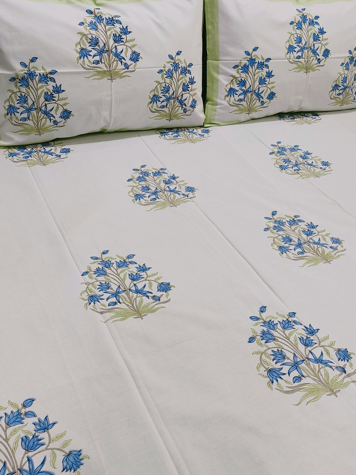 FRESH ARRIVAL Handblock Printed Premium Bedsheets (Dispatch Time 24 Hours)