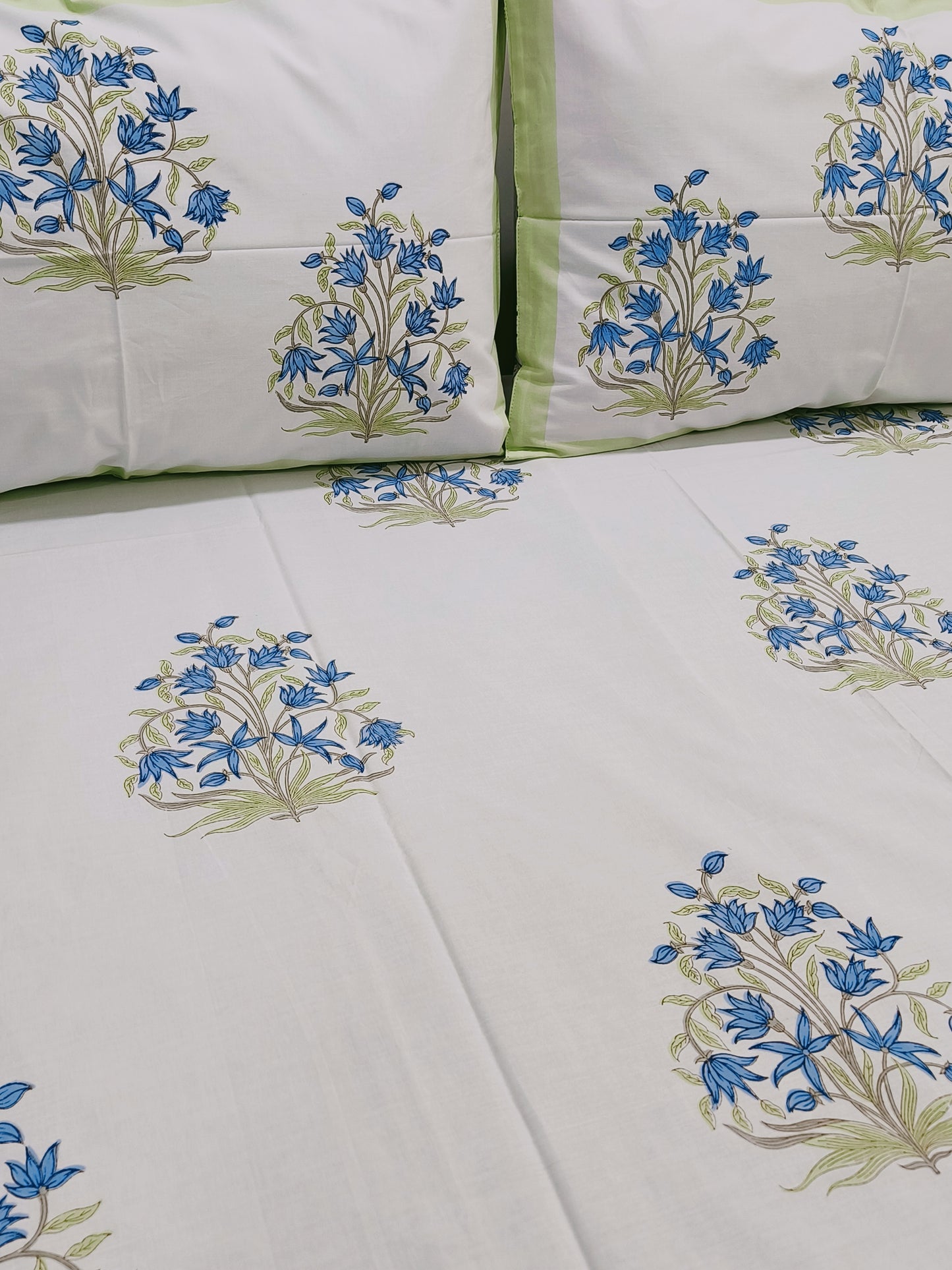 FRESH ARRIVAL Handblock Printed Premium Bedsheets (Dispatch Time 24 Hours)