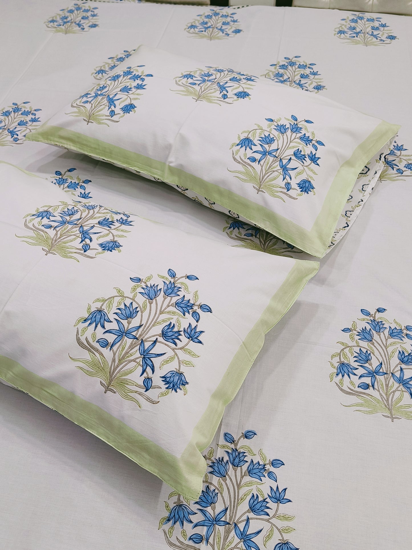 FRESH ARRIVAL Handblock Printed Premium Bedsheets (Dispatch Time 24 Hours)